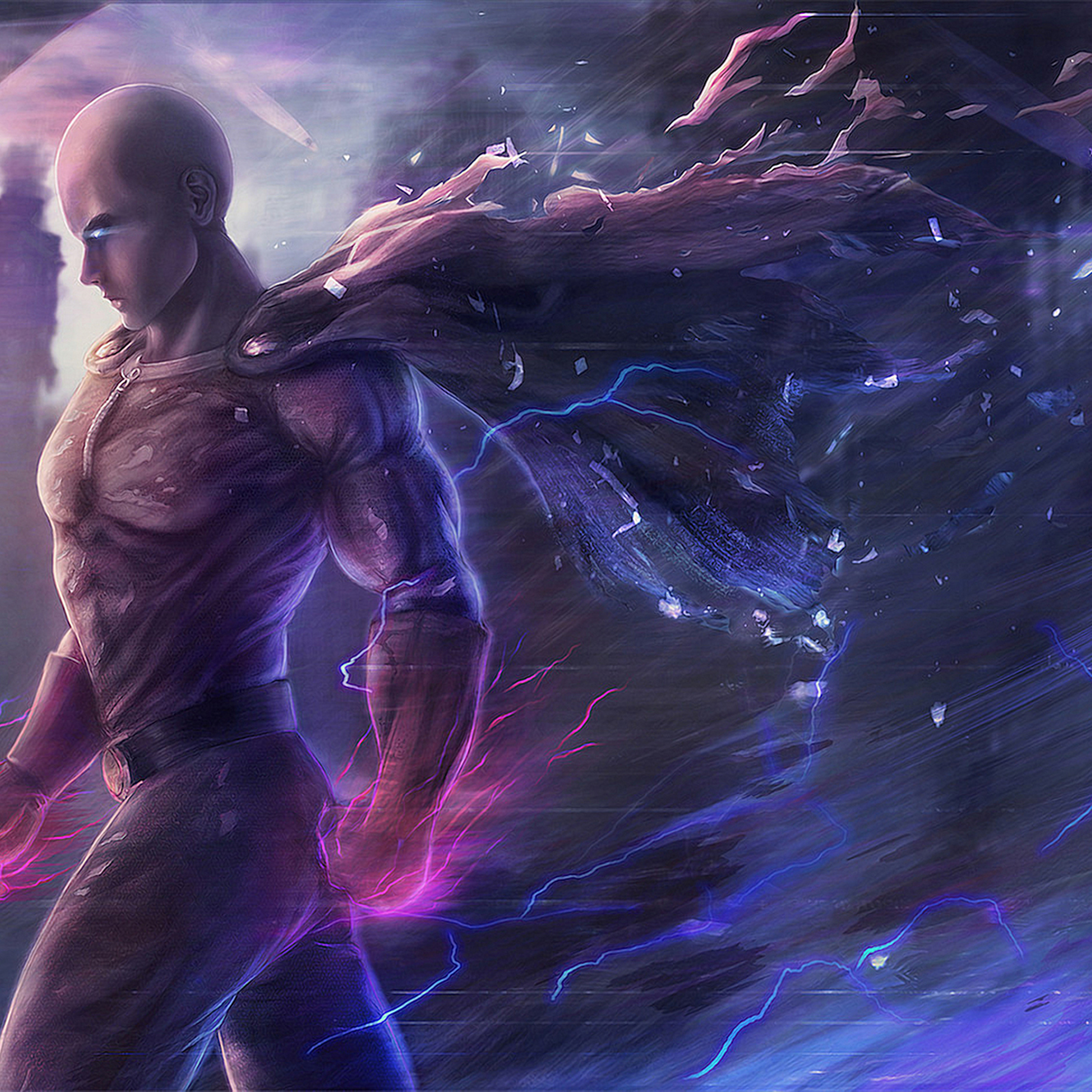 2932x2932 Saitama One Punch Man 4k Ipad Pro Retina Display ,HD 4k