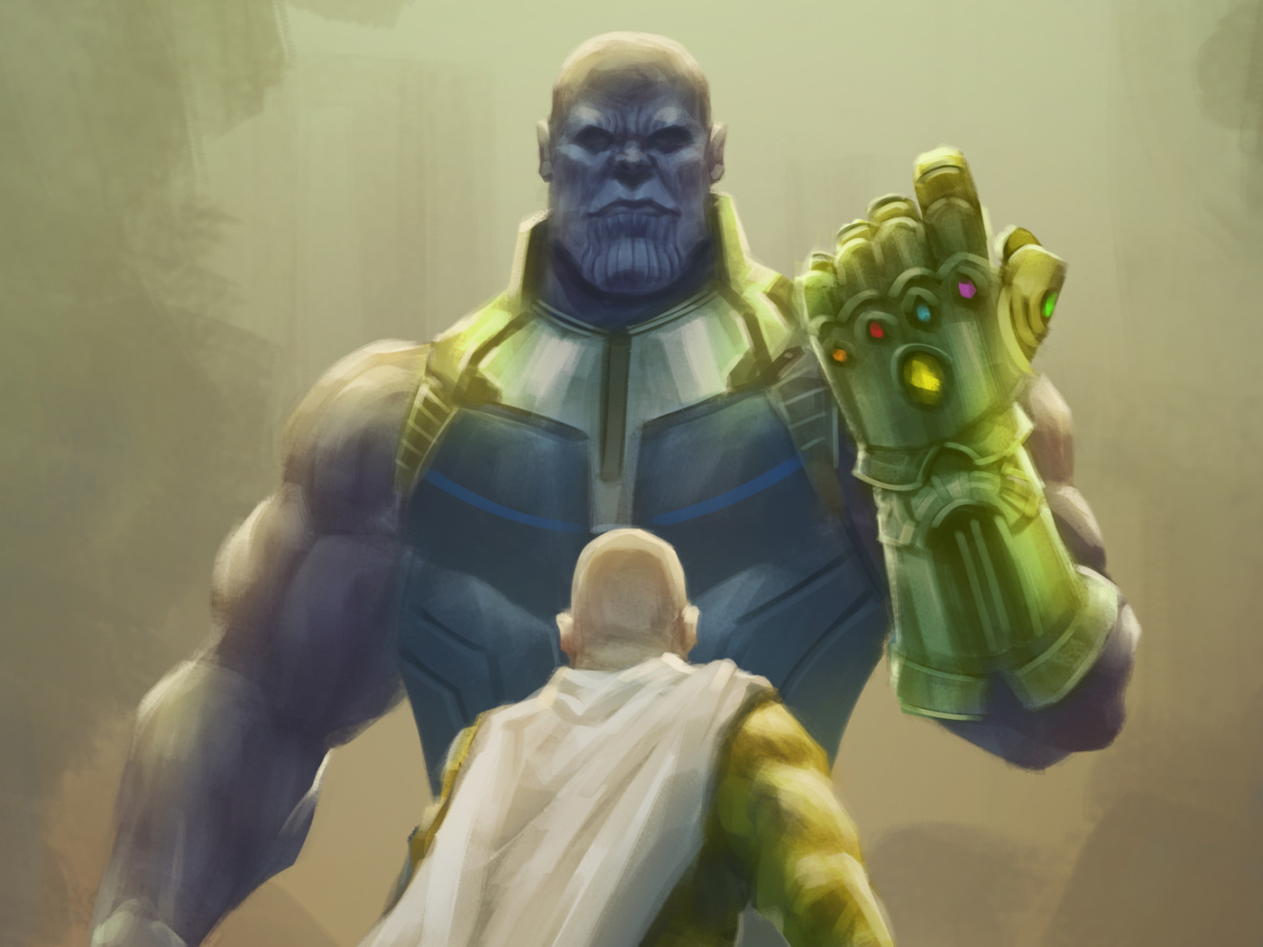 1400x1050 Saitama Vs Thanos 1400x1050 Resolution HD 4k Wallpapers ...