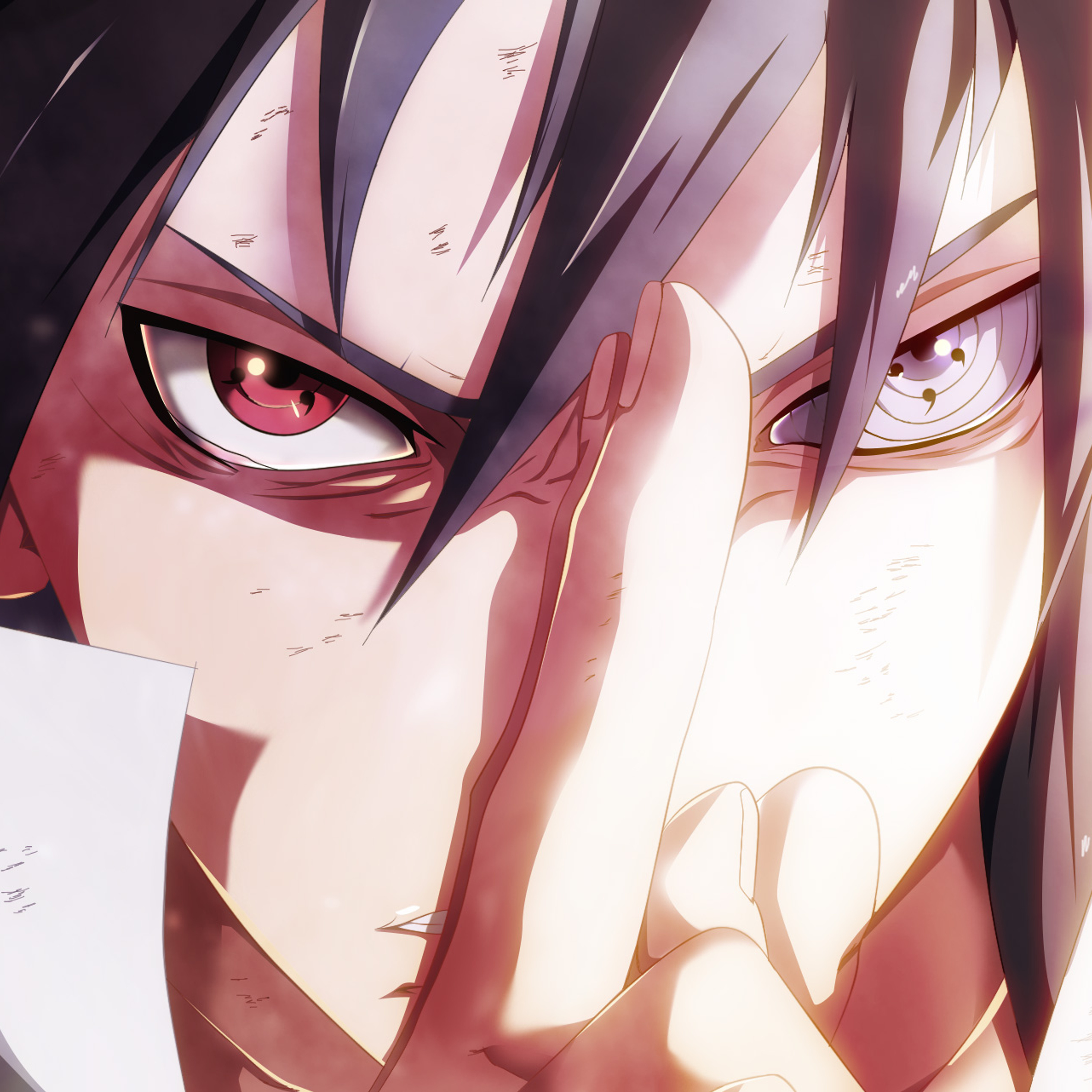 2932x2932 Resolution Obito Uchiha Cool 4K Ipad Pro Retina Display