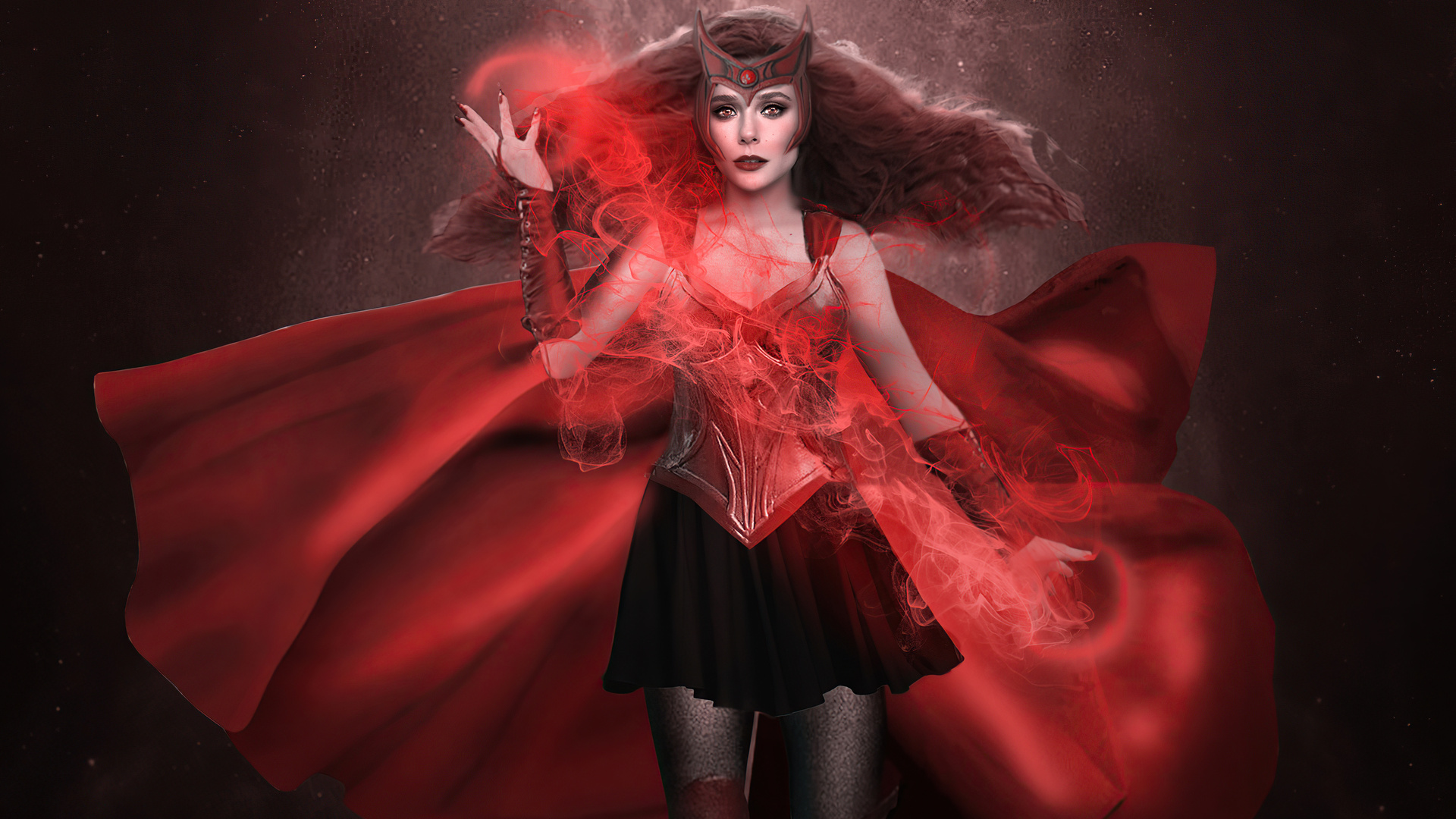 Scarlet Witch 8K Wallpaper