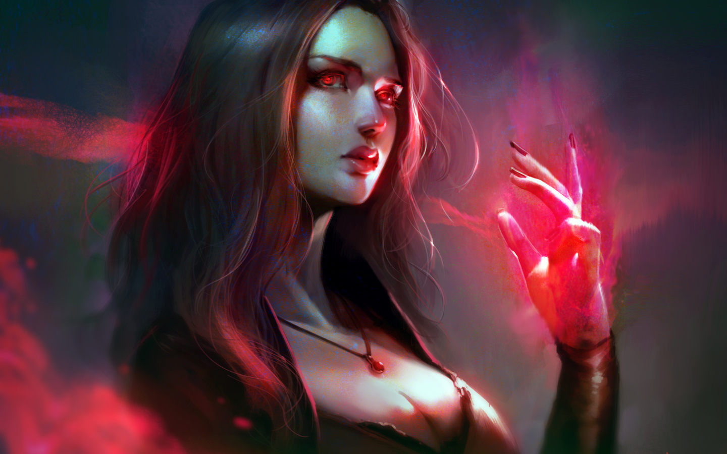 Scarlet Witch Digital Artwork In 1440x900 Resolution. scarlet-witch-digital...