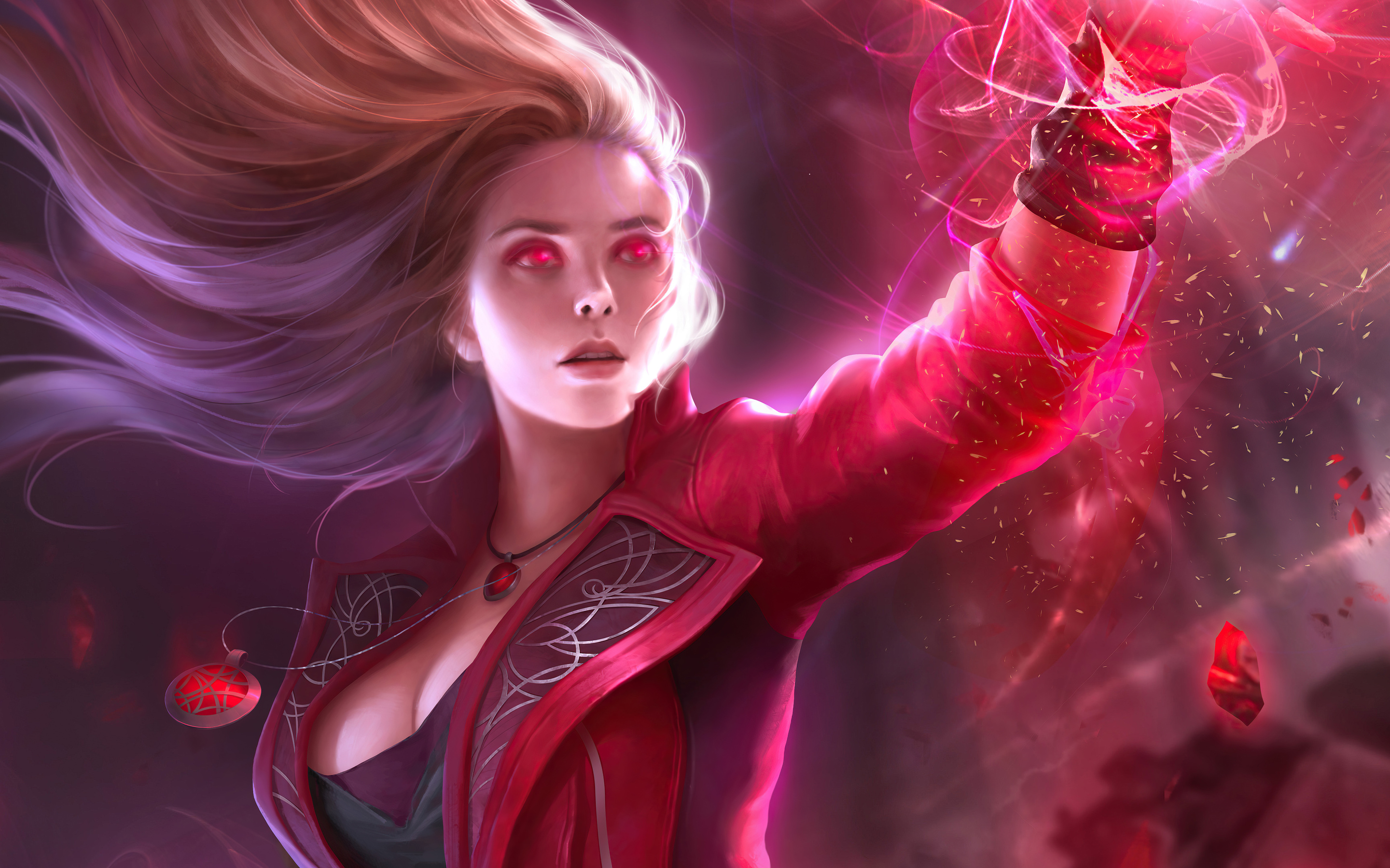 2880x1800 Scarlet Witch Marvel Macbook Pro Retina ,HD 4k Wallpapers ...