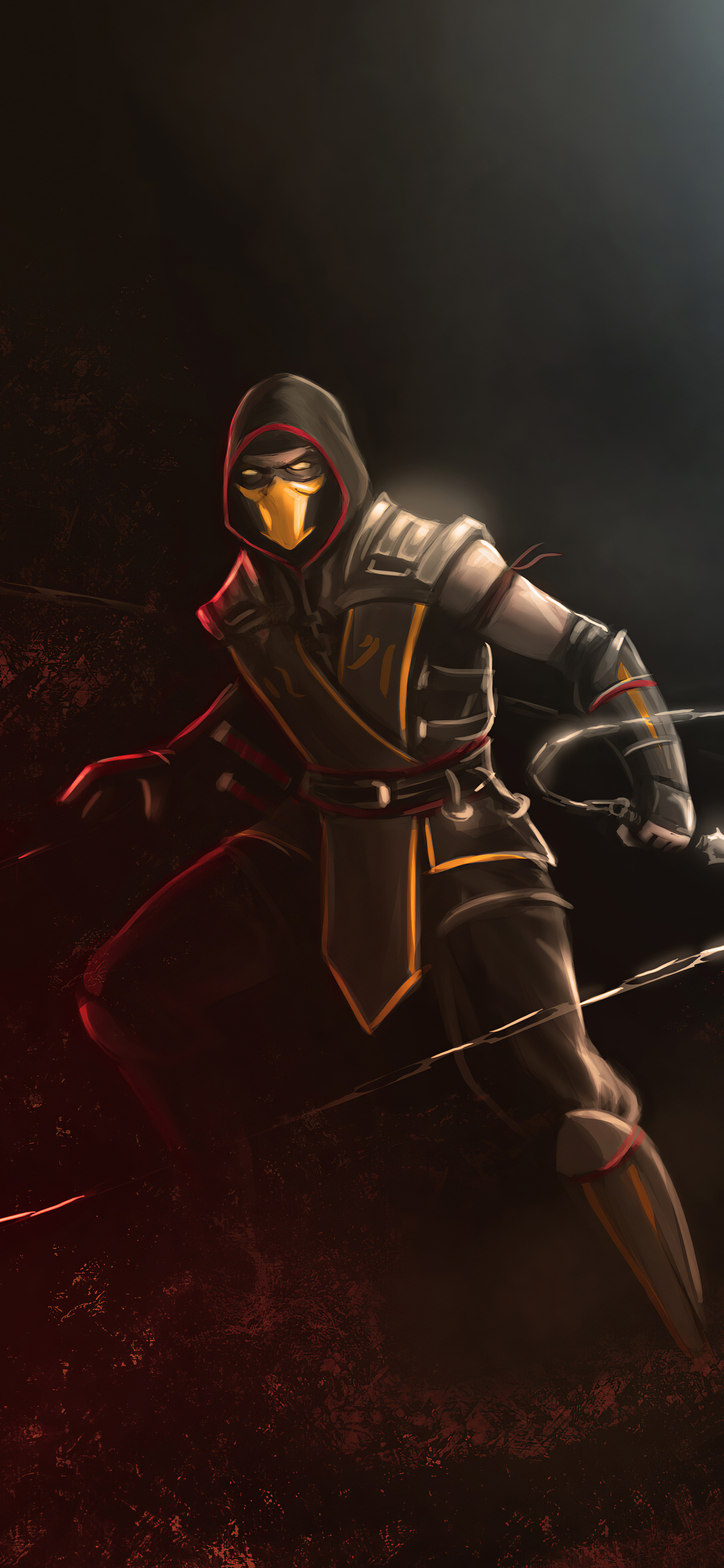 1242x2688 Scorpion Mortal Kombat 4k Iphone XS MAX HD 4k Wallpapers