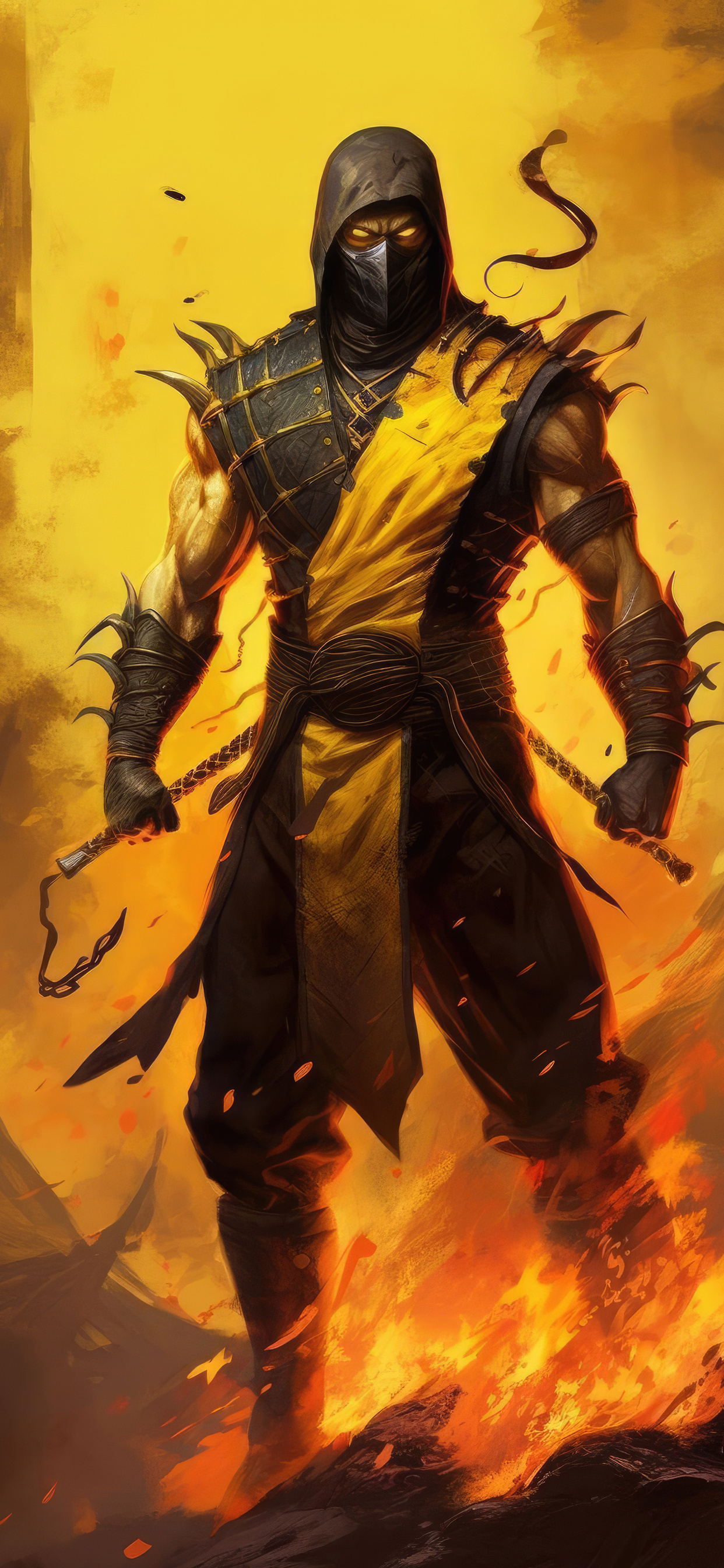 1242x2688 Scorpion Mortal Kombat 5k 2023 Iphone Xs Max Hd 4k Wallpapers Images Backgrounds 6371