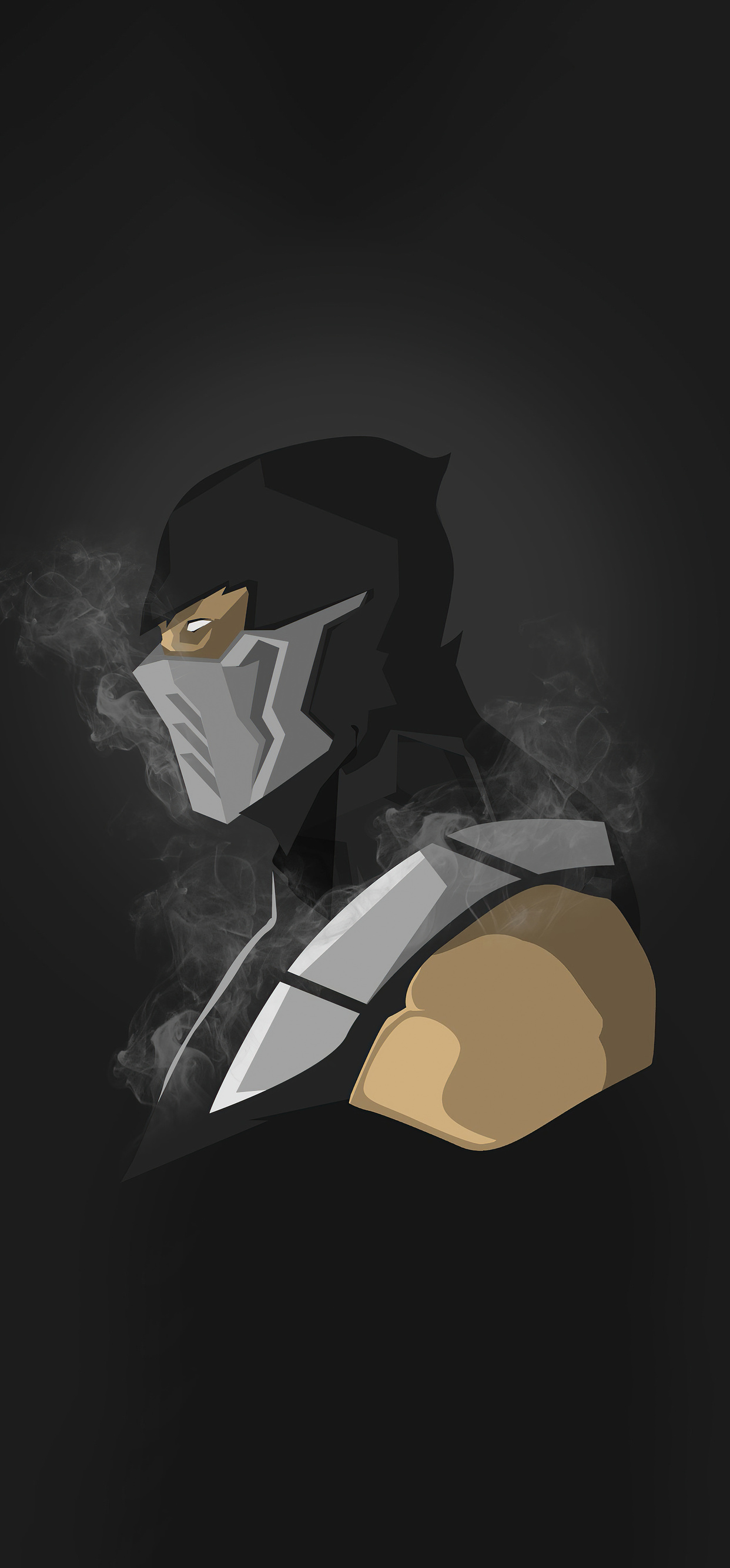 1242x2668 Scorpion Mortal Kombat Dark Minimalism 5k Iphone XS MAX ,HD