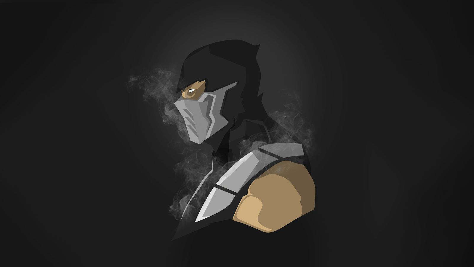 mortal kombat smoke wallpaper