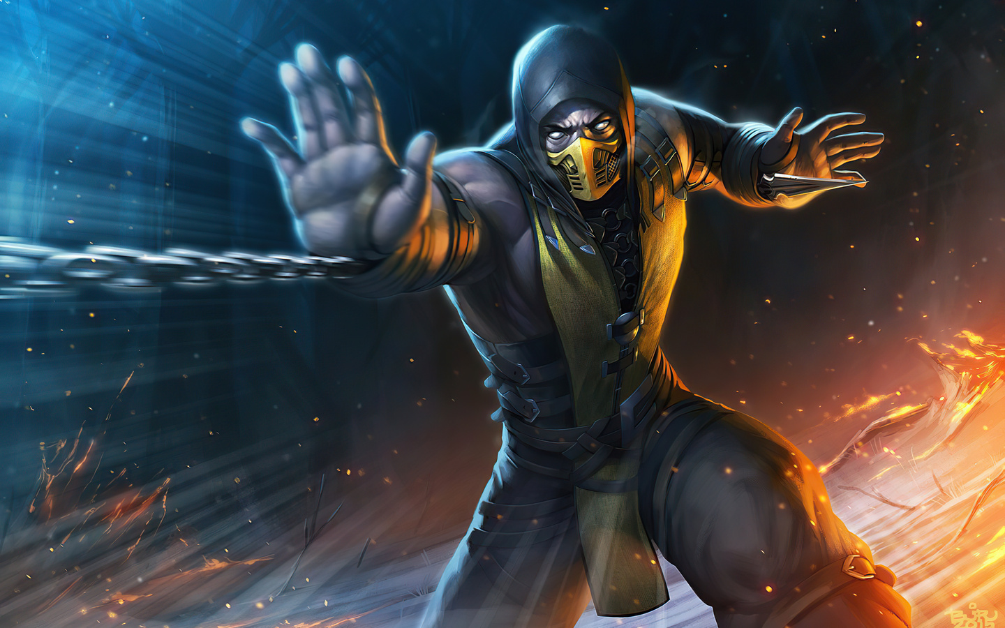 1440x900 Scorpion Mortal Kombat Game 5k Wallpaper,1440x900 Resolution ...