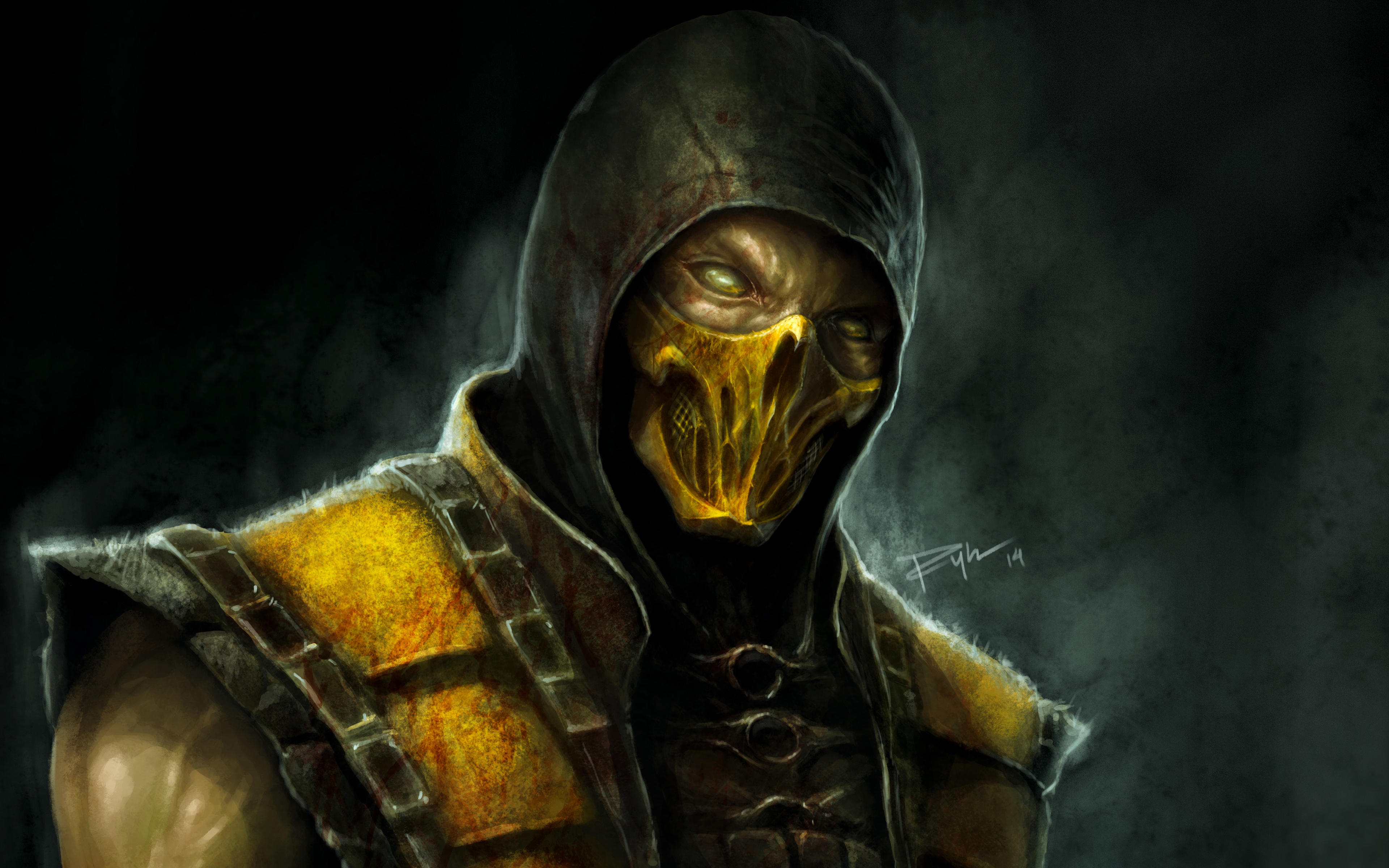 3840x2400 Scorpion Mortal Kombat X 4k Artwork 4k HD 4k Wallpapers