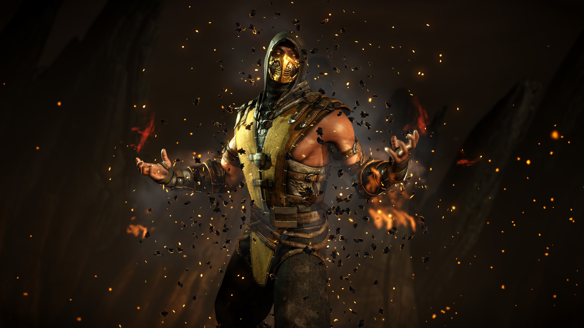 2048x1152 Scorpion Mortal Kombat X 4k Wallpaper2048x1152 Resolution Hd 4k Wallpapersimages 2461