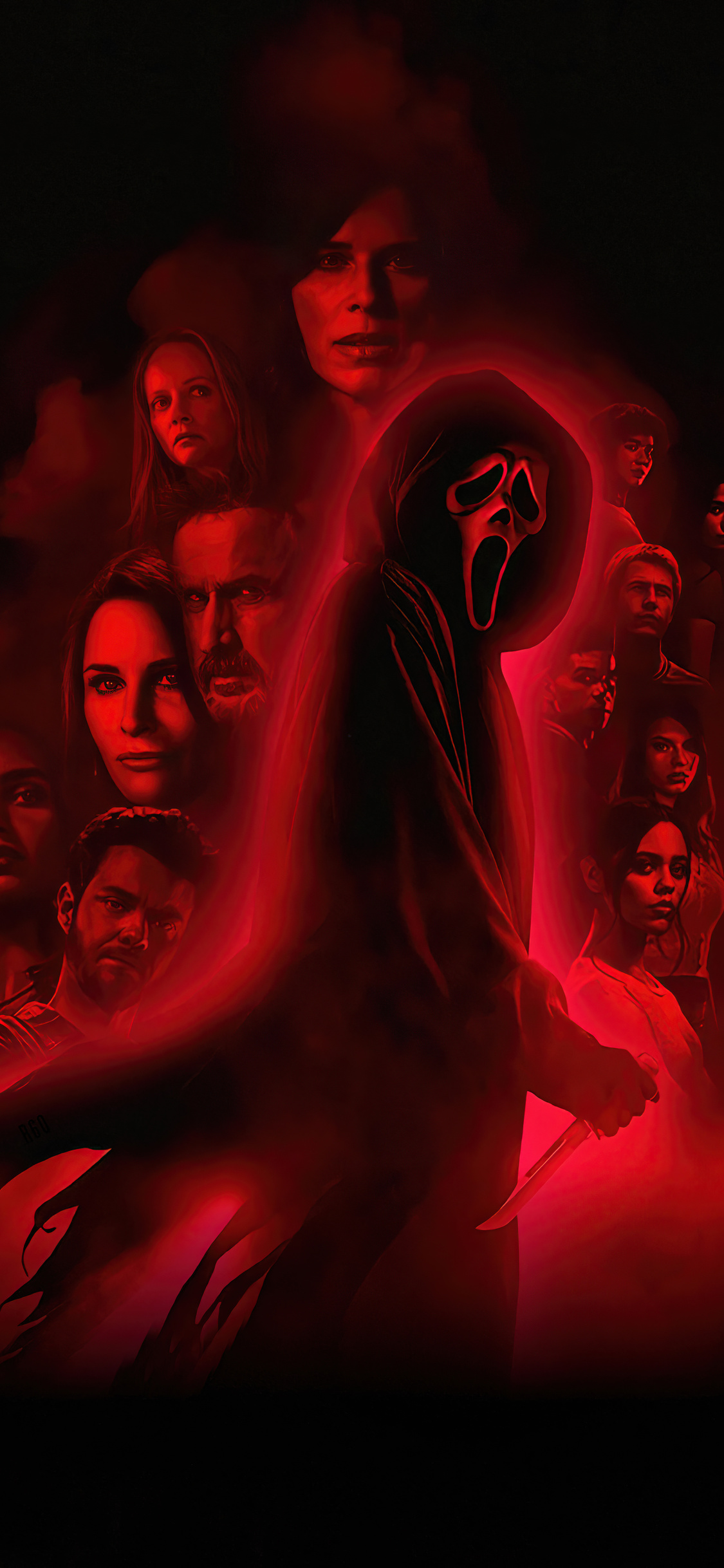 Download wallpaper 840x1336 scream 2022 movie poster iphone 5 iphone  5s iphone 5c ipod touch 840x1336 hd background 27758