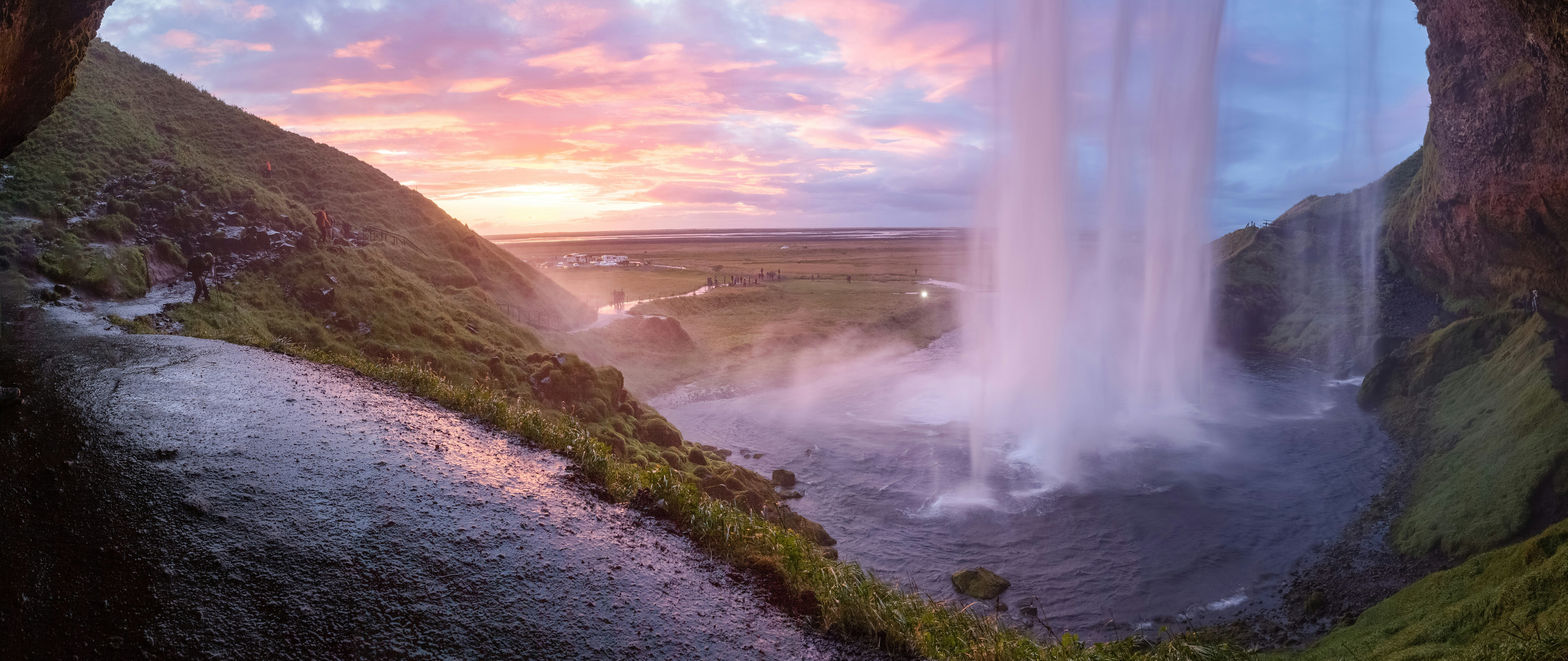 2560x1080 Seljalandsfoss Waterfall Iceland 10k Wallpaper,2560x1080 ...