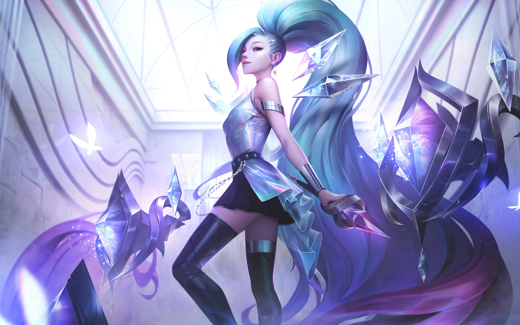 1680x1050 Seraphine In League Of Legends 4k Wallpaper,1680x1050 ...