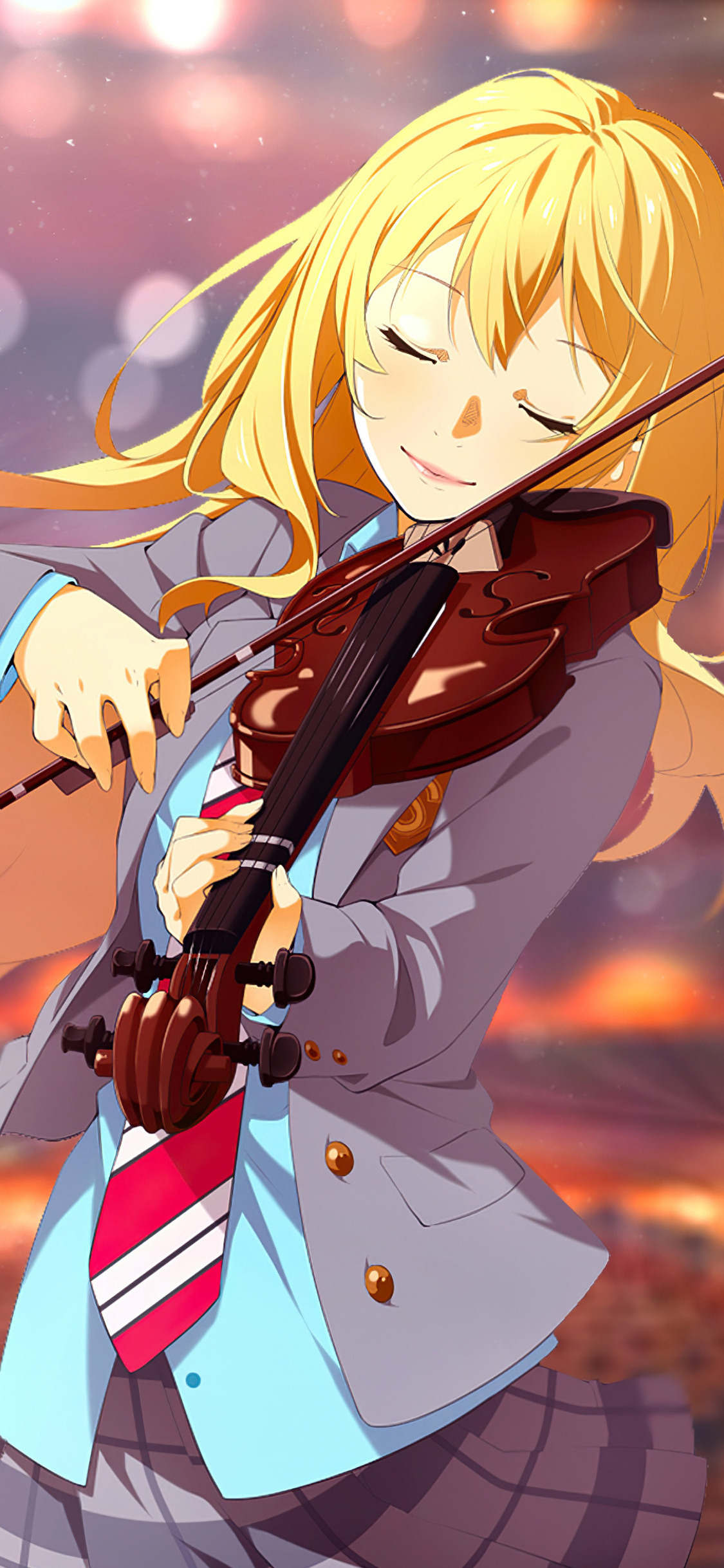 1125x2436 Shigatsu Wa Kimi No Uso Playing Violin Iphone XS,Iphone 10,Iphone  X HD 4k Wallpapers, Images, Backgrounds, Photos and Pictures