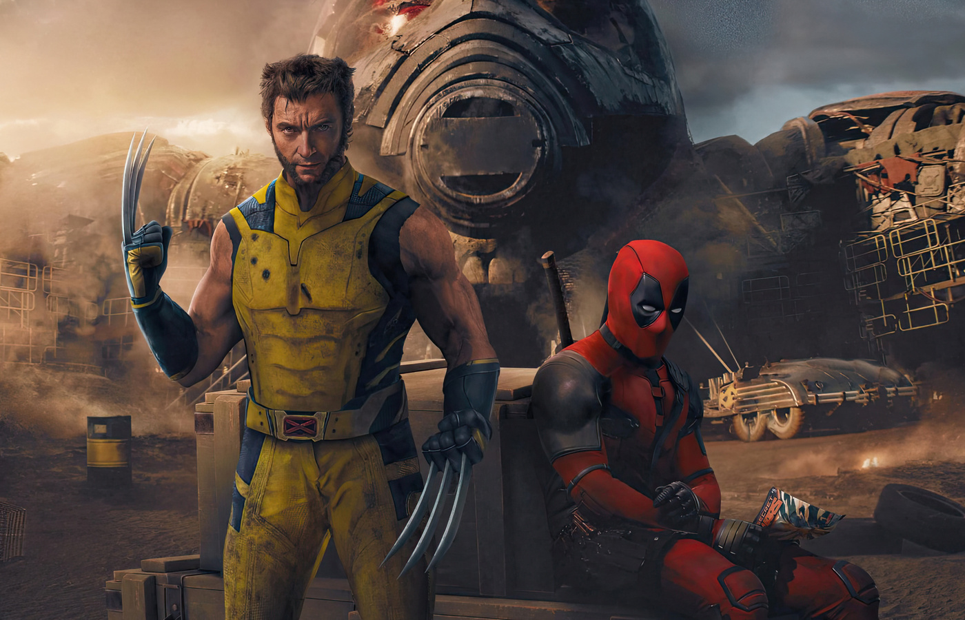 1400x900 Showdown Of Deadpool And Wolverine Wallpaper,1400x900 ...