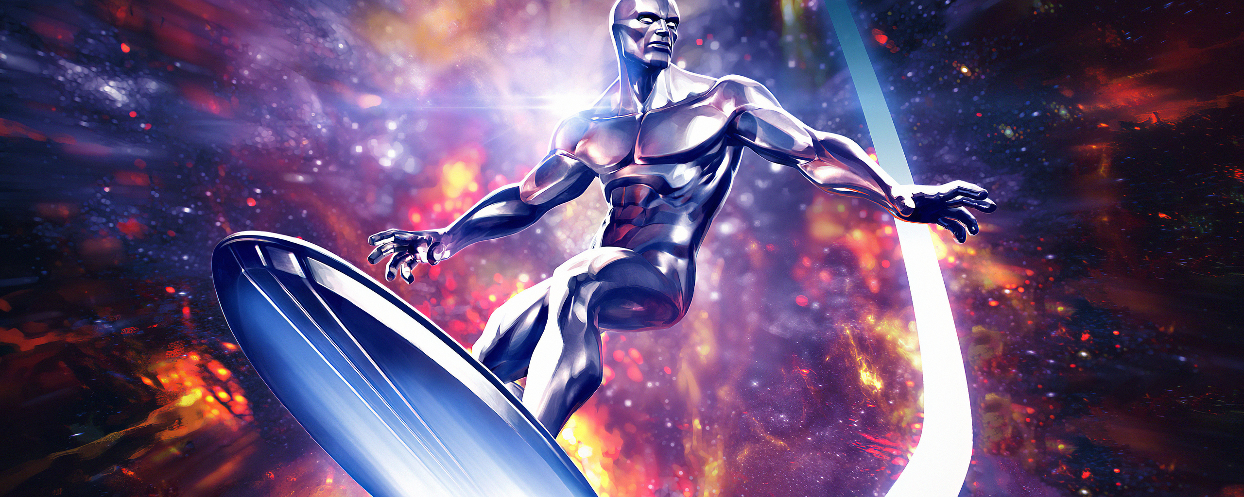 Silver Surfer Marvel Contest Of Champions In 2560x1024 Resolution. silver-s...