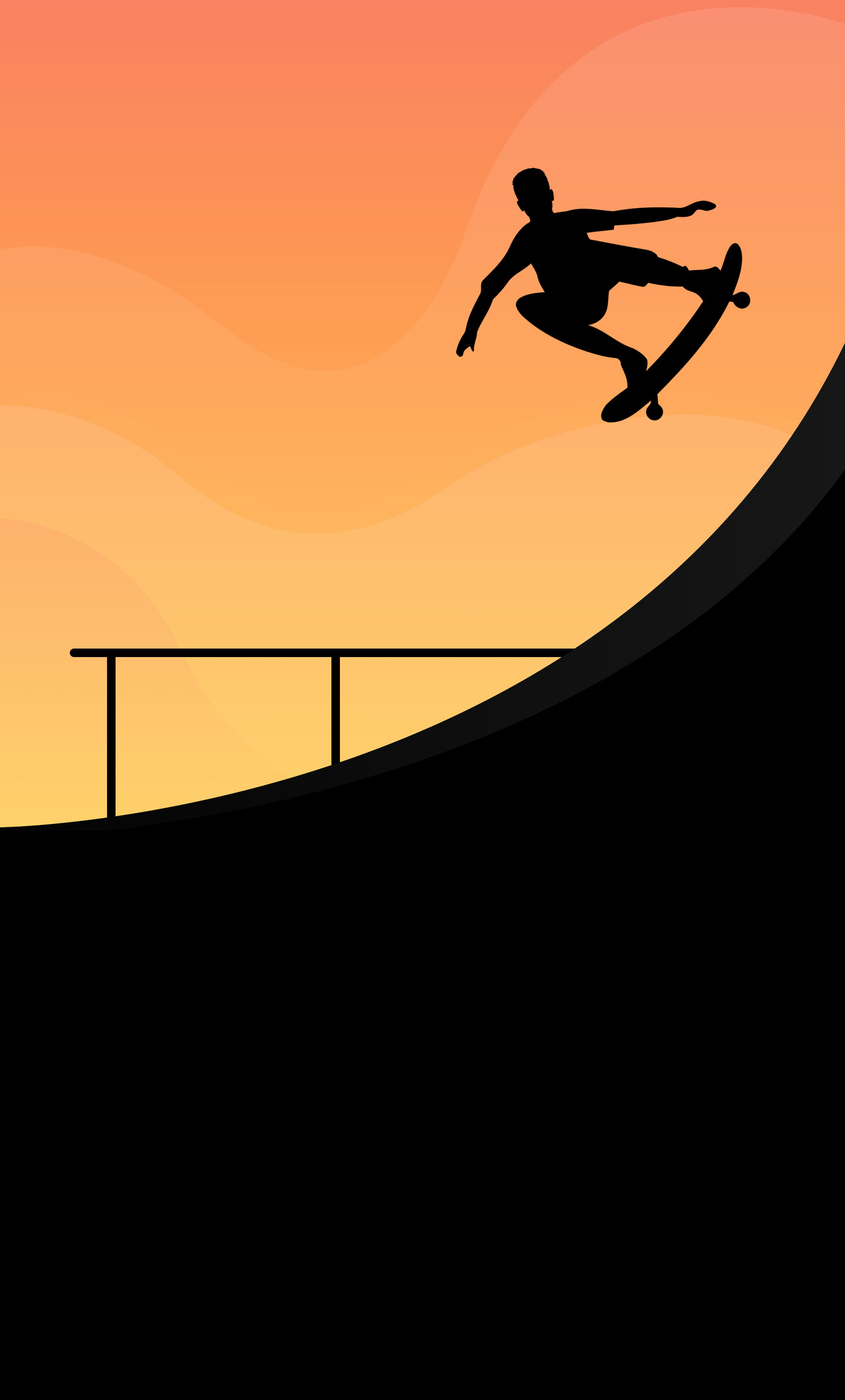 1280x2120 Skater iPhone 6+ ,HD 4k