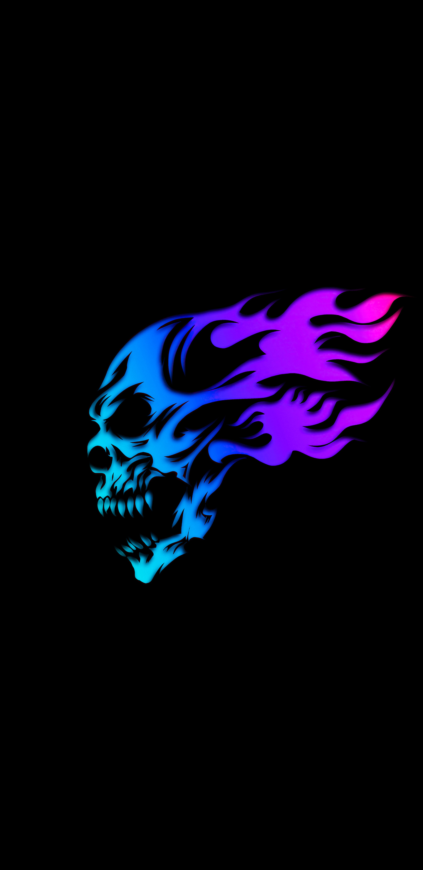1440x2960 Skull Glowing Minimal Neon 5k Samsung Galaxy Note 9,8, S9,S8,S8+  QHD HD 4k Wallpapers, Images, Backgrounds, Photos and Pictures