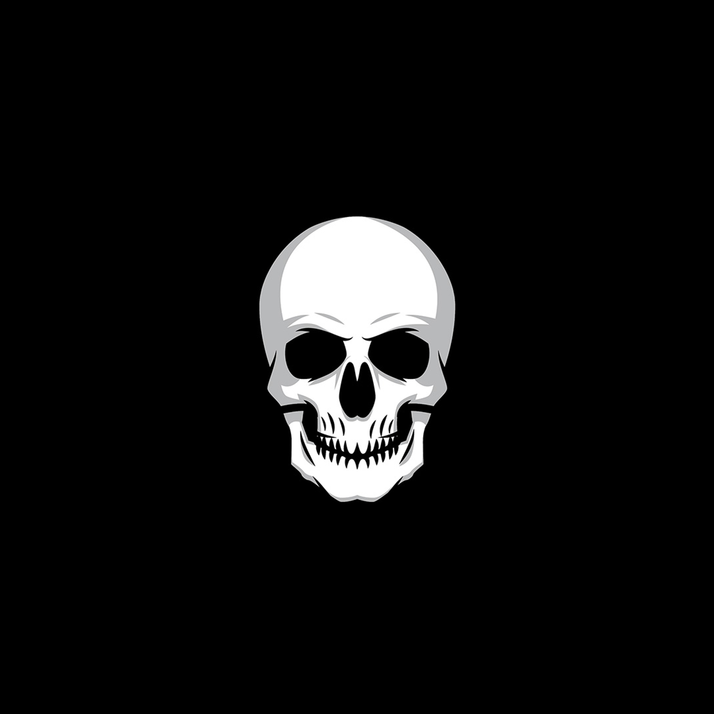 2932x2932 Skull Logo Ipad Pro Retina Display ,HD 4k Wallpapers,Images ...