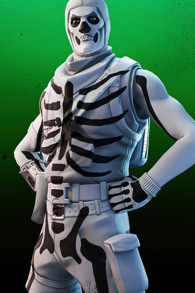 640x960 Skull Trooper Fortnite iPhone 4, iPhone 4S HD 4k Wallpapers