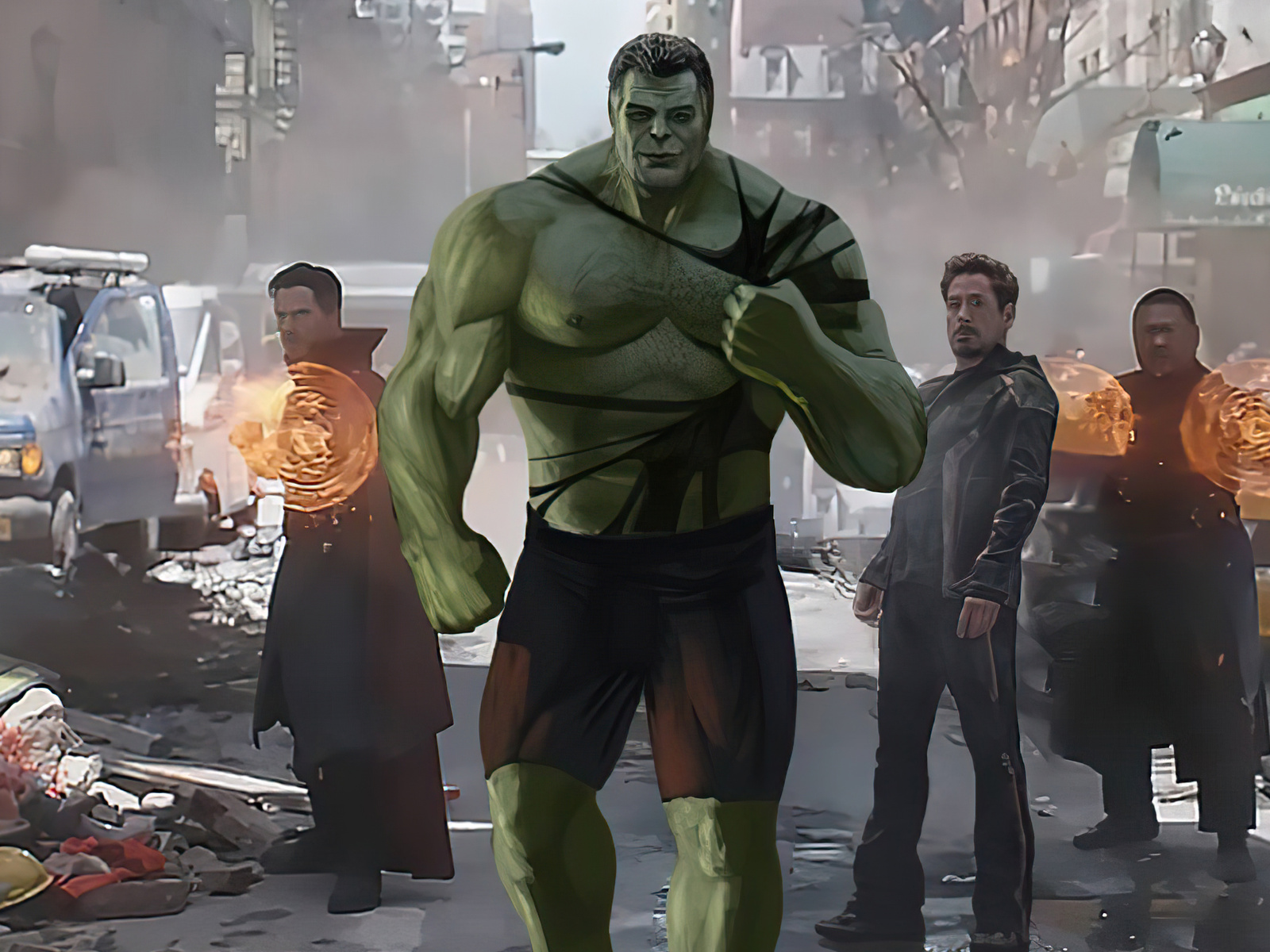 1600x1200 Smart Hulk With Team 1600x1200 Resolution HD 4k Wallpapers ...