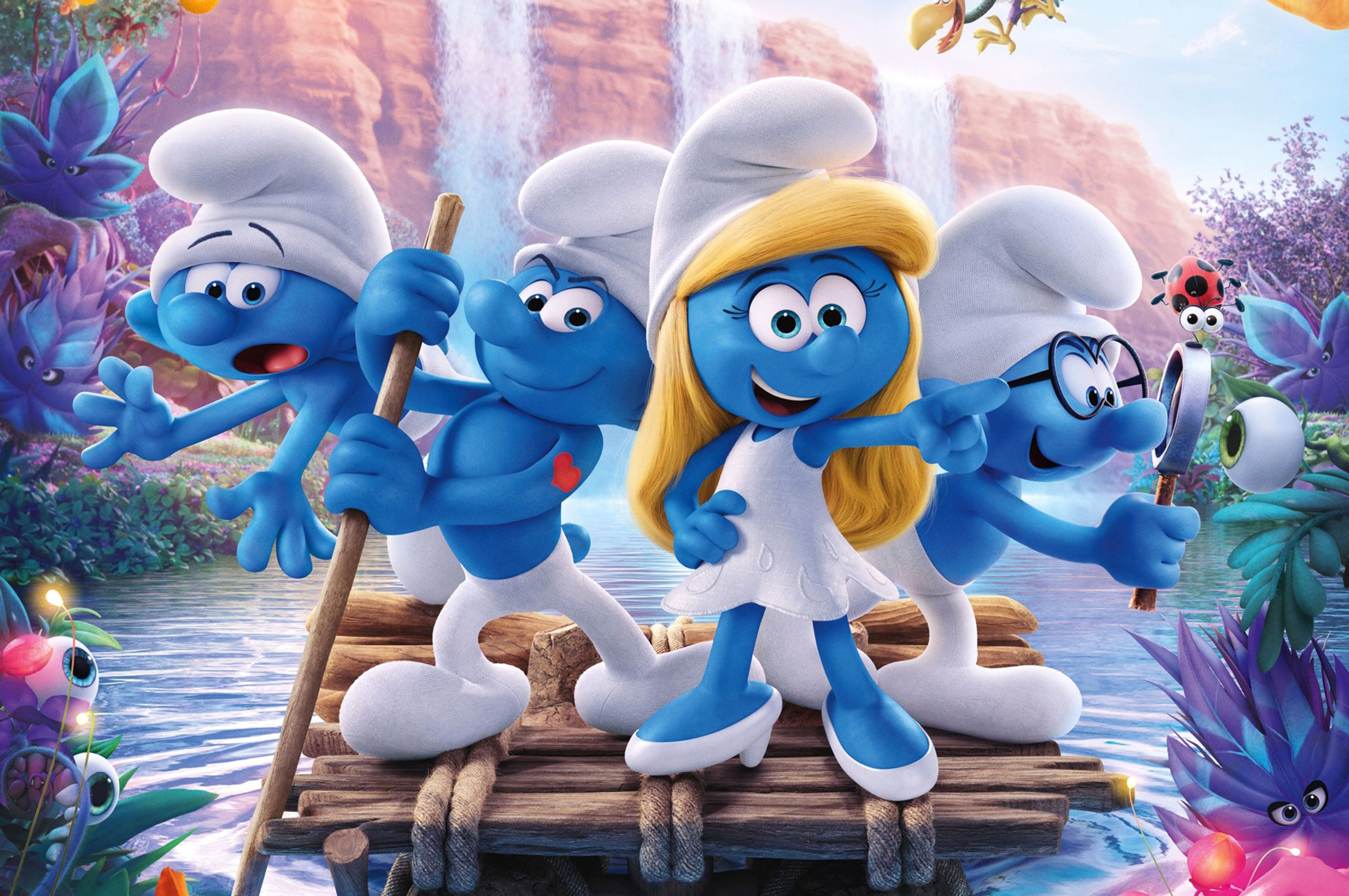 Smurfs The Lost Village Animated Movie In 2560x1700 Resolution. 