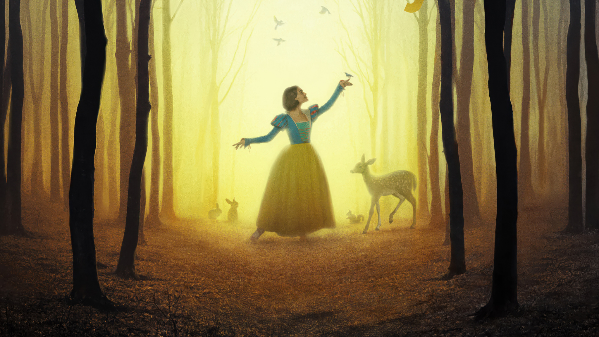 2048x1152 Snow White Dolby Poster 2025 Movie Wallpaper,2048x1152 ...