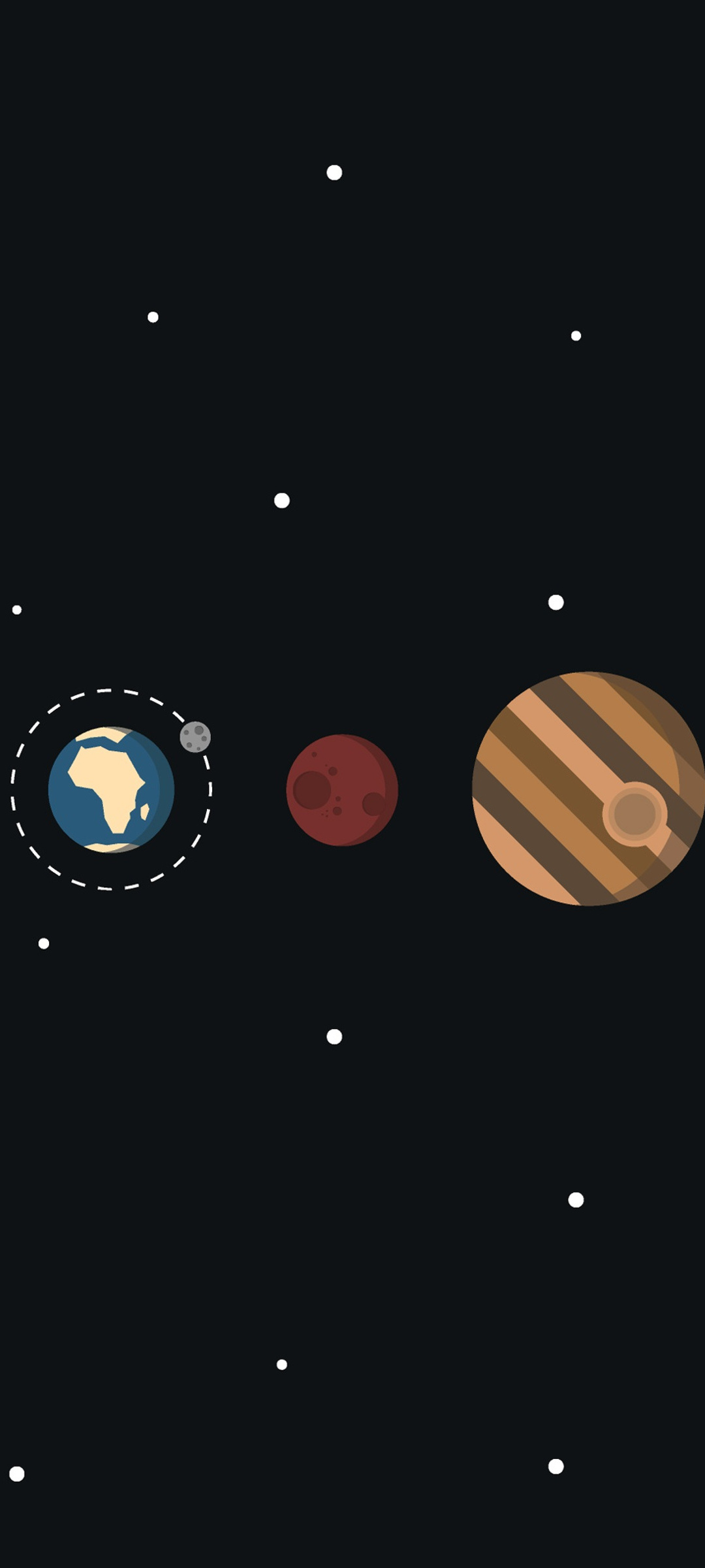 1080x2400 Solar System Minimalism Google Pixel 7 ,HD 4k Wallpapers ...