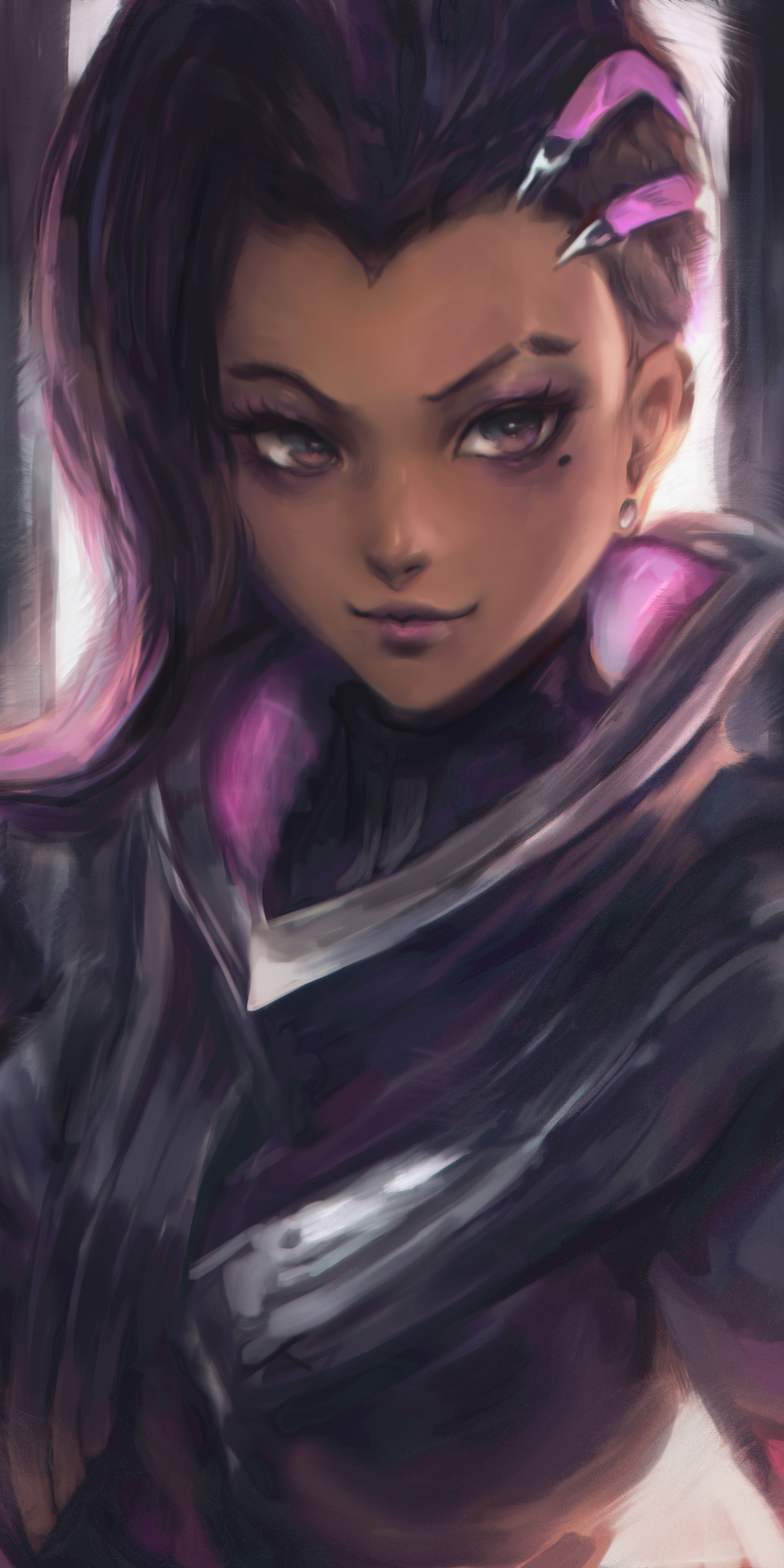 1080x2160 Sombra Fanart Overwatch One Plus 5T,Honor 7x,Honor view 10,Lg Q6  HD 4k Wallpapers, Images, Backgrounds, Photos and Pictures