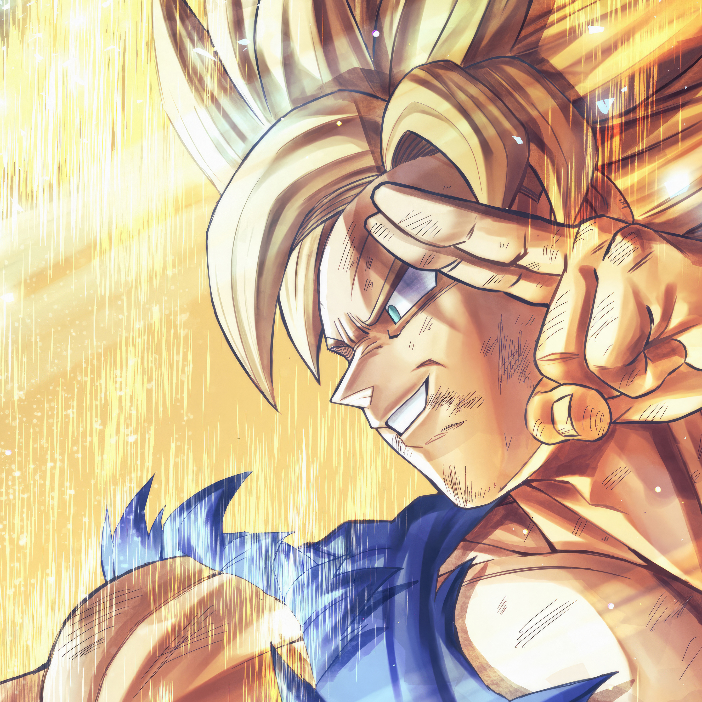 2932x2932 Goku Vegeta Dragon Ball Super 5k Ipad Pro Retina Display