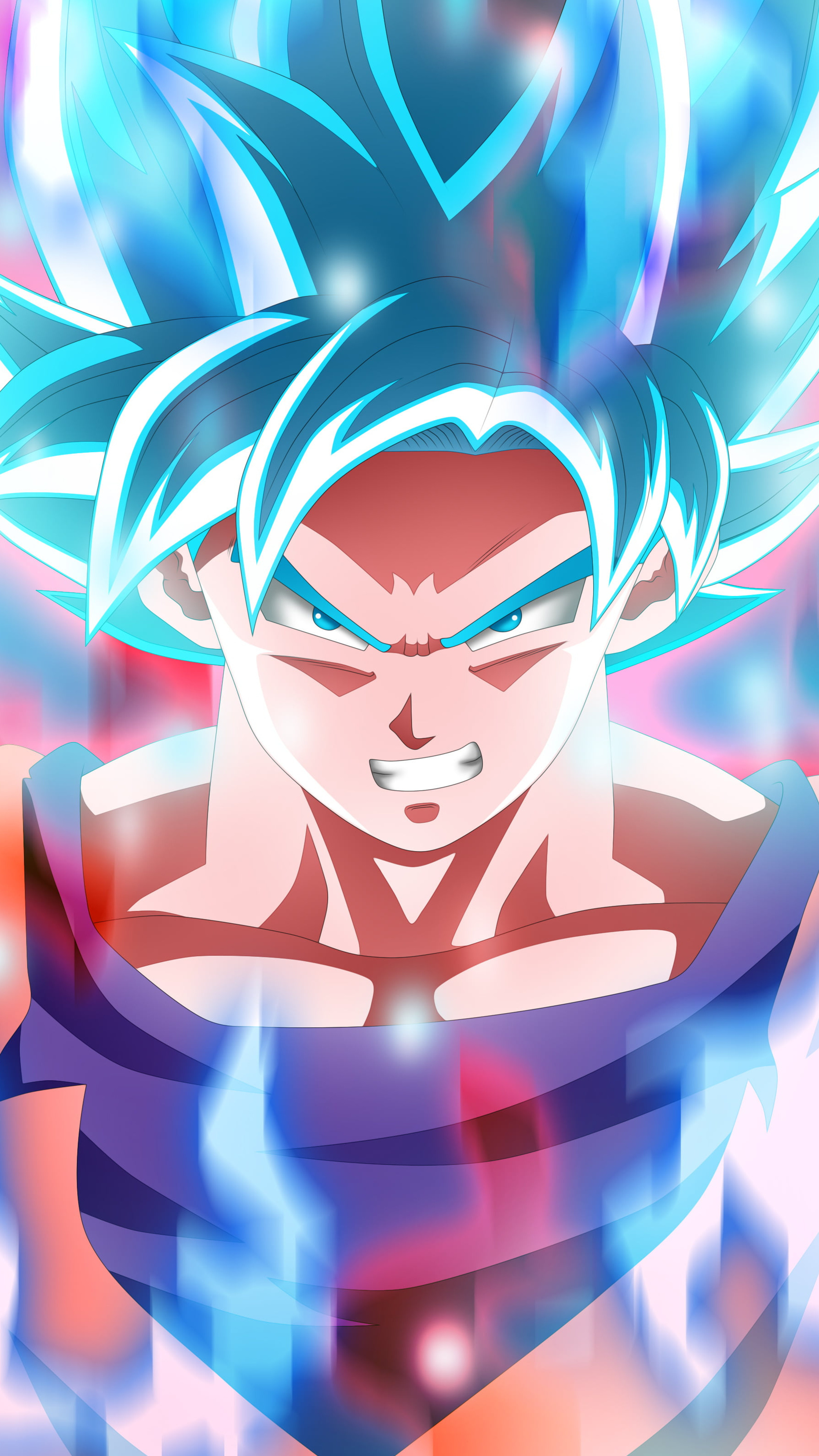 2160x3840 Goku Super Saiyan Blue Kaioken 5k Sony Xperia X,XZ,Z5