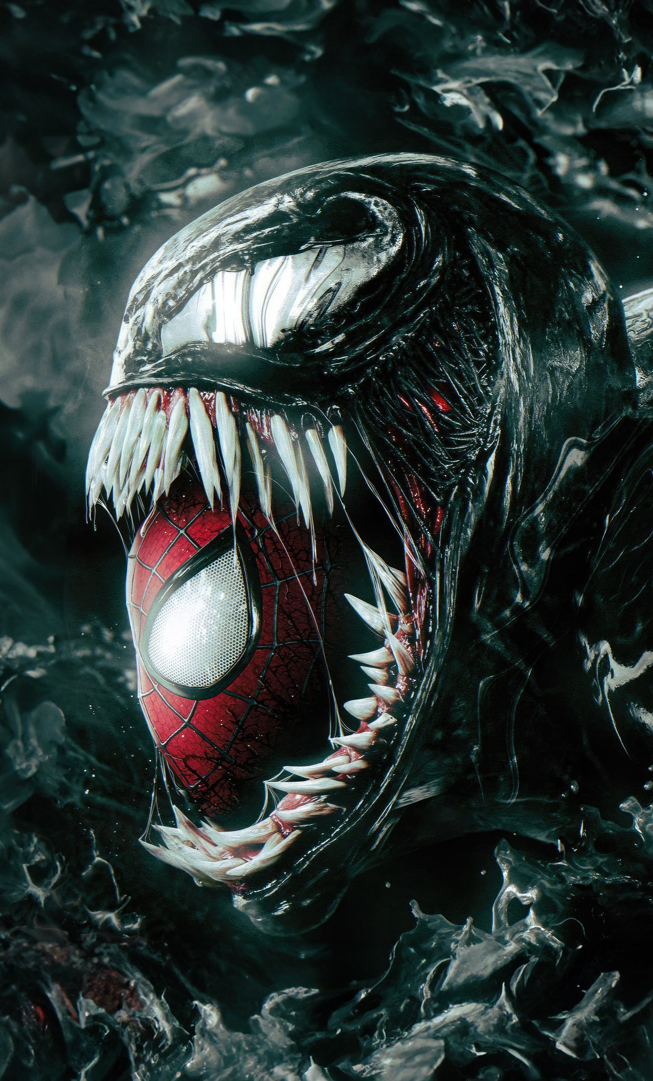 1280x2120 Spider And Venom Origin iPhone 6+ ,HD 4k Wallpapers,Images ...