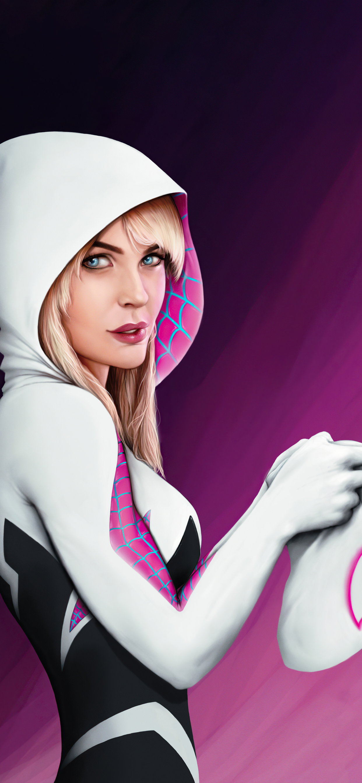 1242x2688 Spider Gwen Mask Off Iphone XS MAX HD 4k Wallpapers, Images ...