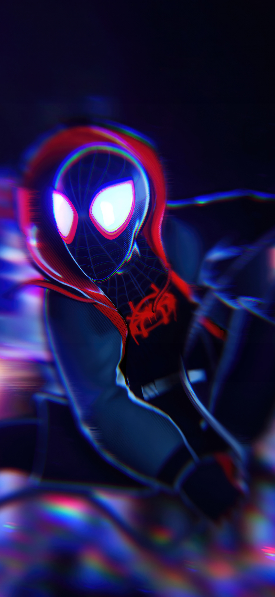 1125x2436 Spider In Multiverse Web Slinger 8k Iphone Xs,iphone 10 