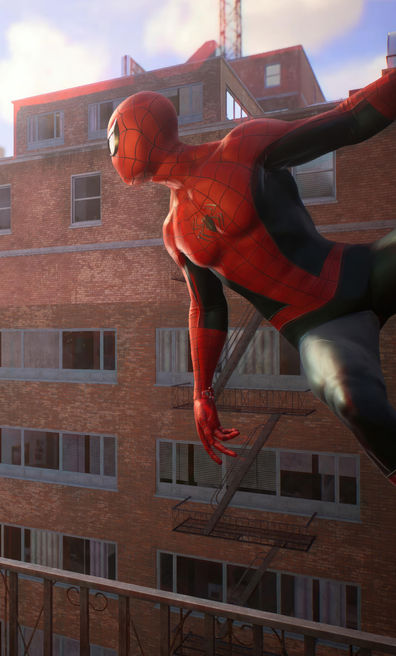 1280x2120 Spider Man 2 Haning Out Of The Window iPhone 6+ ,HD 4k ...