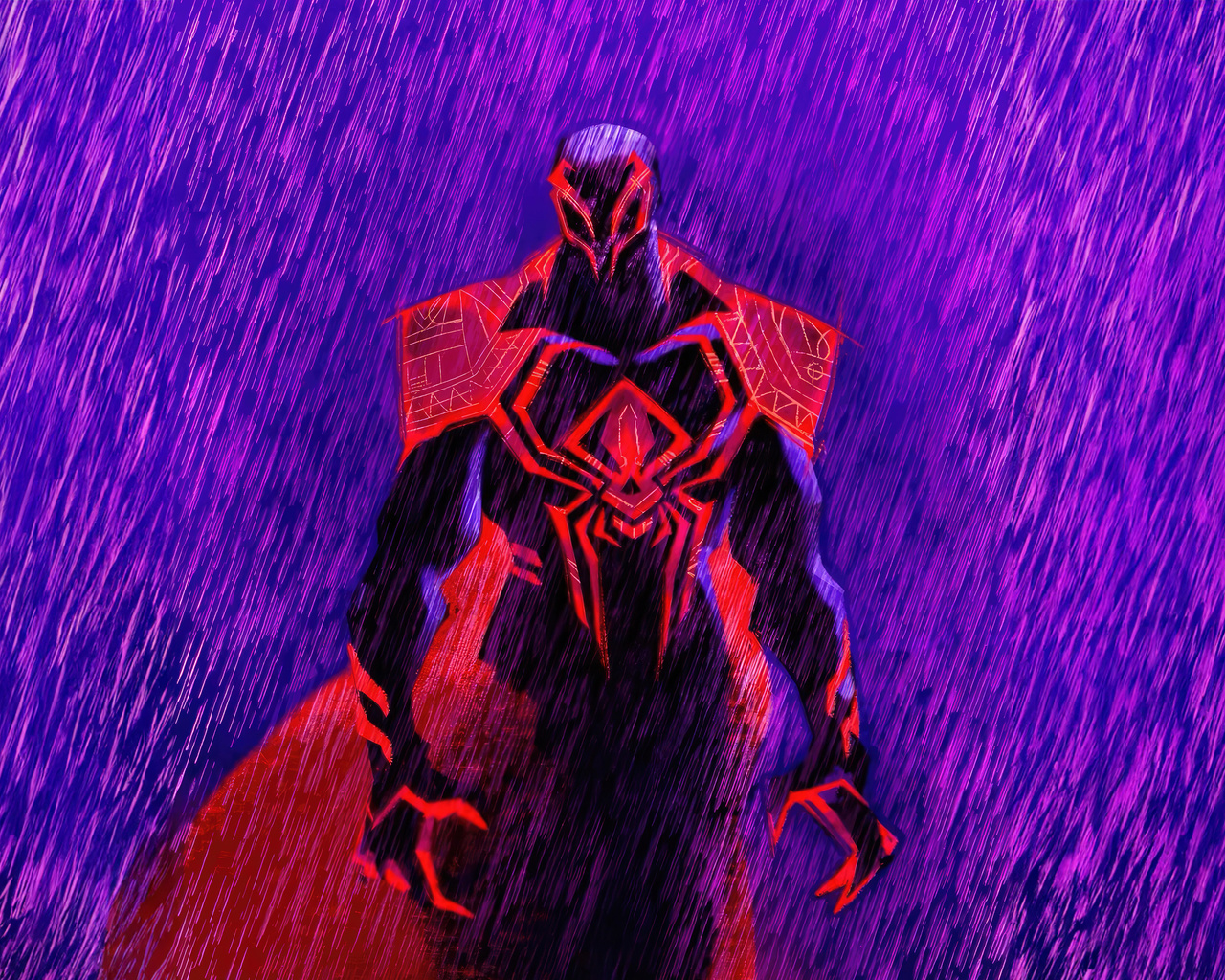 1280x1024 Spider Man 2099 Protects The Future Wallpaper,1280x1024