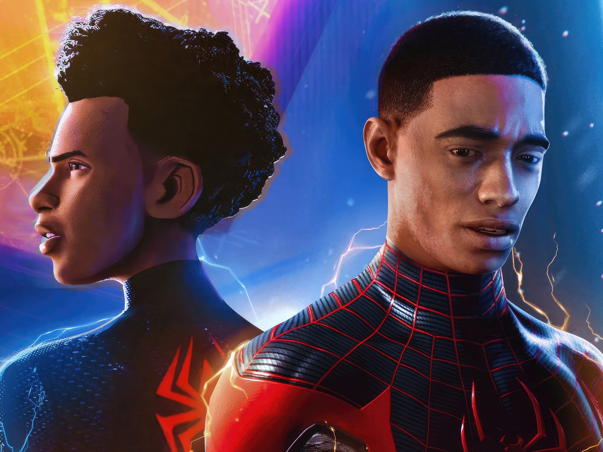 1920x1440 Spider Man Across The Spider Verse Miles Morales Insomniac ...