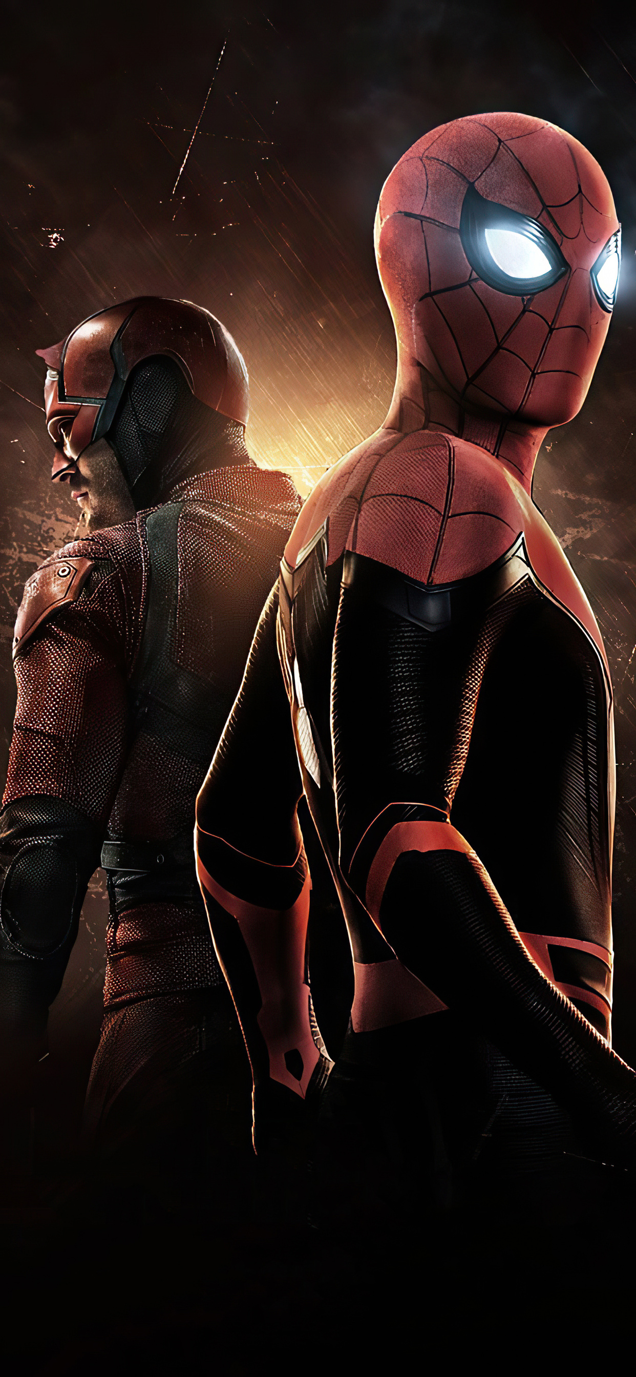 1242x2688 Spider Man And Daredevil 4k Iphone XS MAX HD 4k Wallpapers ...