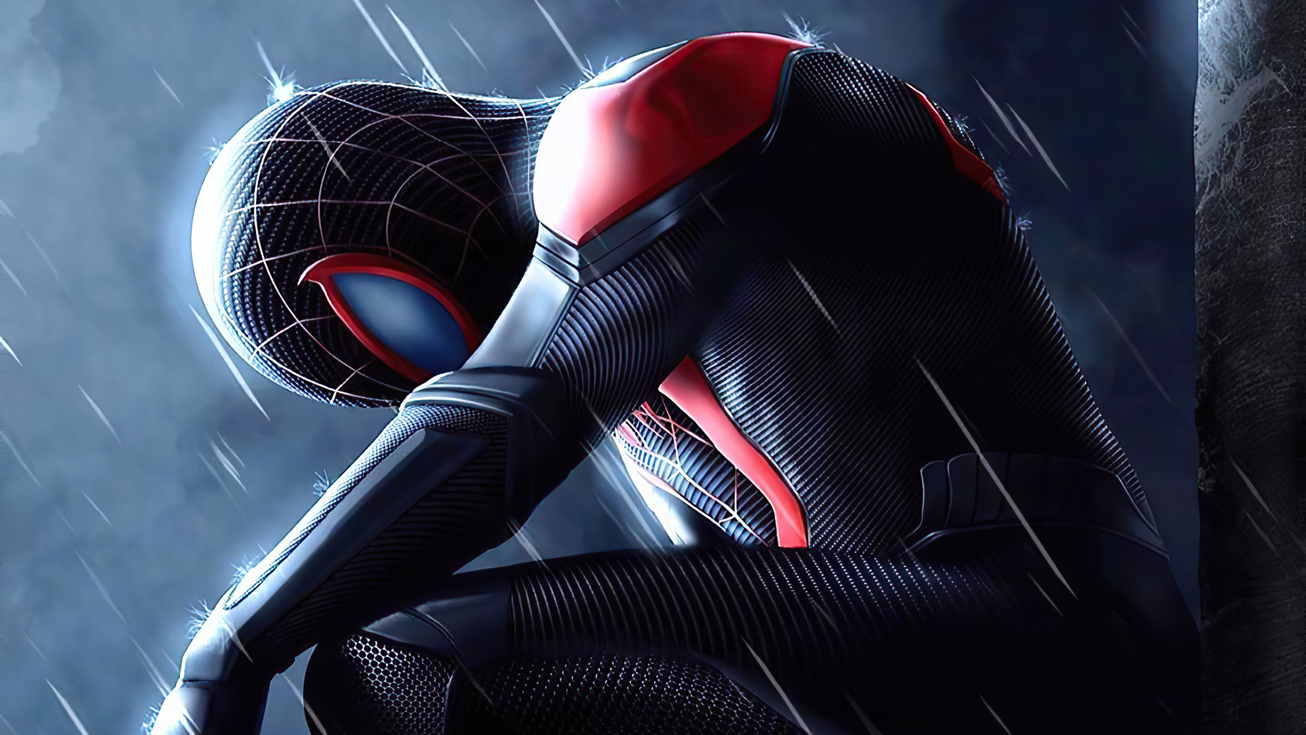 2560x1440 Spider Man In Rain 4k 1440P Resolution ,HD 4k Wallpapers ...