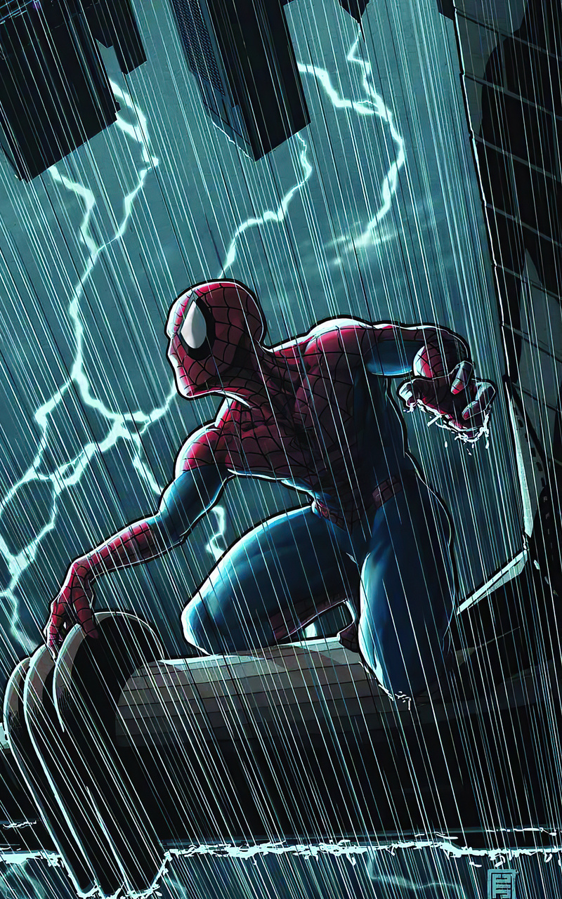 800x1280 Spider Man In Rain Nexus 7,Samsung Galaxy Tab 10,Note Android ...