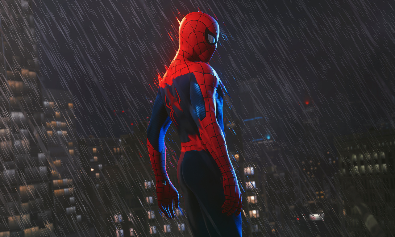 1280x768 Spider Man In The Rain 1280x768 Resolution HD 4k Wallpapers ...