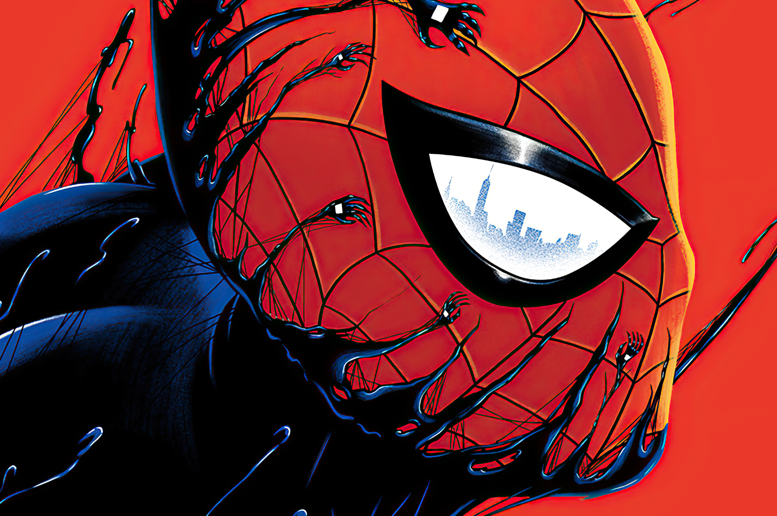 Spider Man In Venom Artwork In 2560x1700 Resolution. spider-man-in-venom-.....
