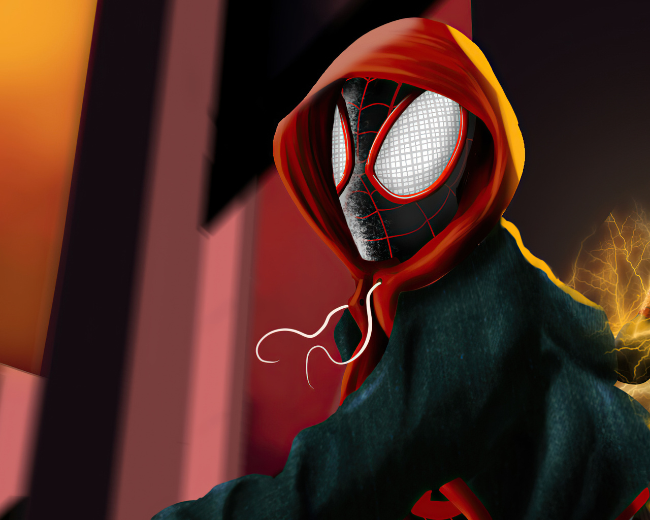 1280x1024 Spider Man Miles Hoodie Wallpaper,1280x1024 Resolution HD 4k ...