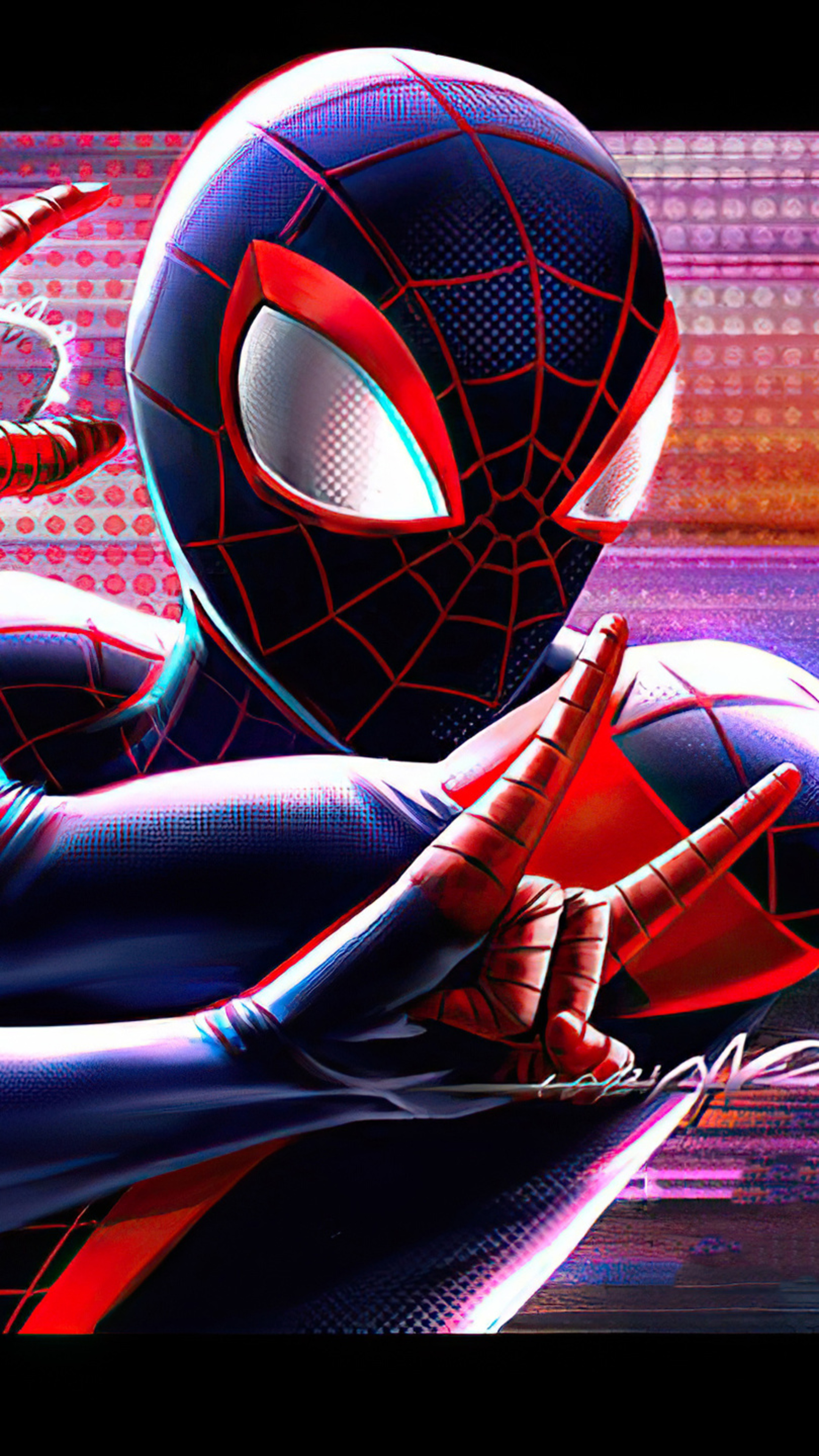 2160x3840 Spider Man Miles Web Shooter Sony Xperia X,XZ,Z5 Premium HD 4k  Wallpapers, Images, Backgrounds, Photos and Pictures