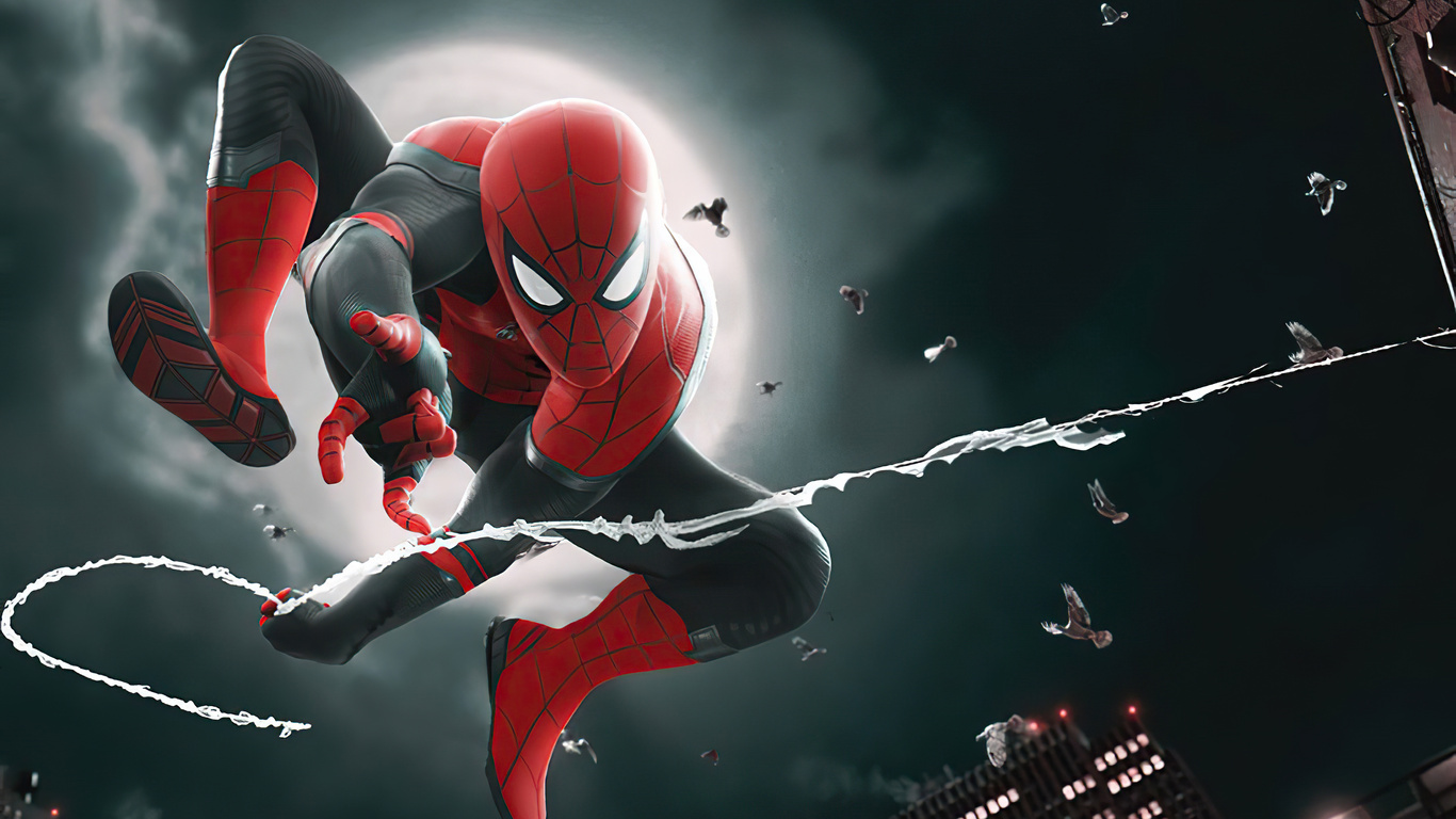 1366x768 Spider Man Night 4k 1366x768 Resolution HD 4k Wallpapers