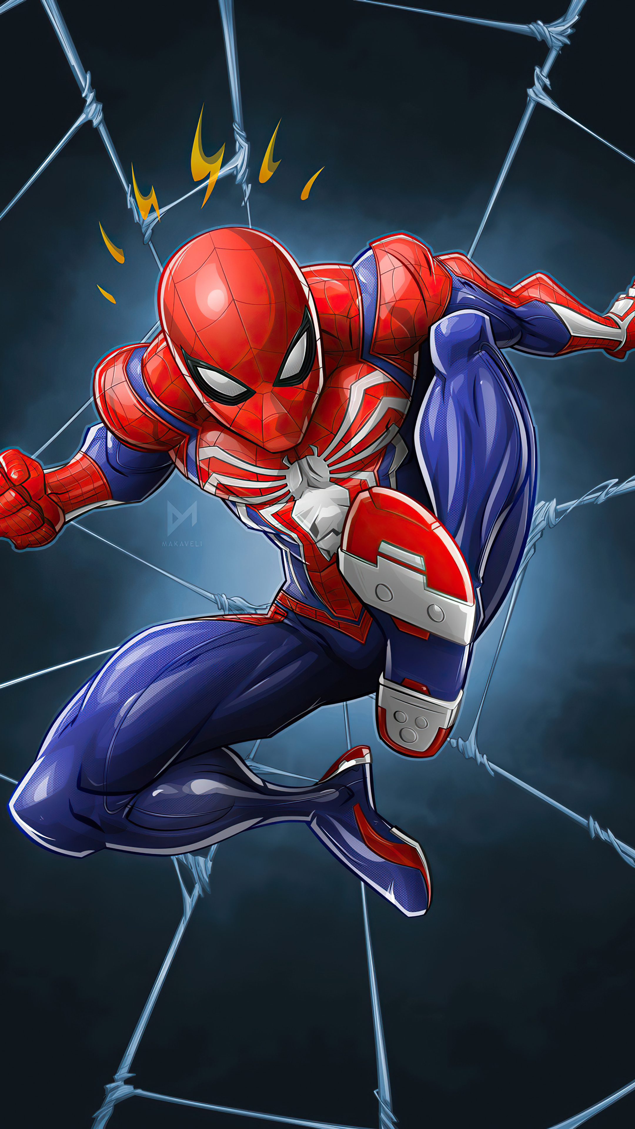 2160x3840 Spider Man Ps4 Artwork Sony Xperia X,XZ,Z5 Premium ,HD 4k ...