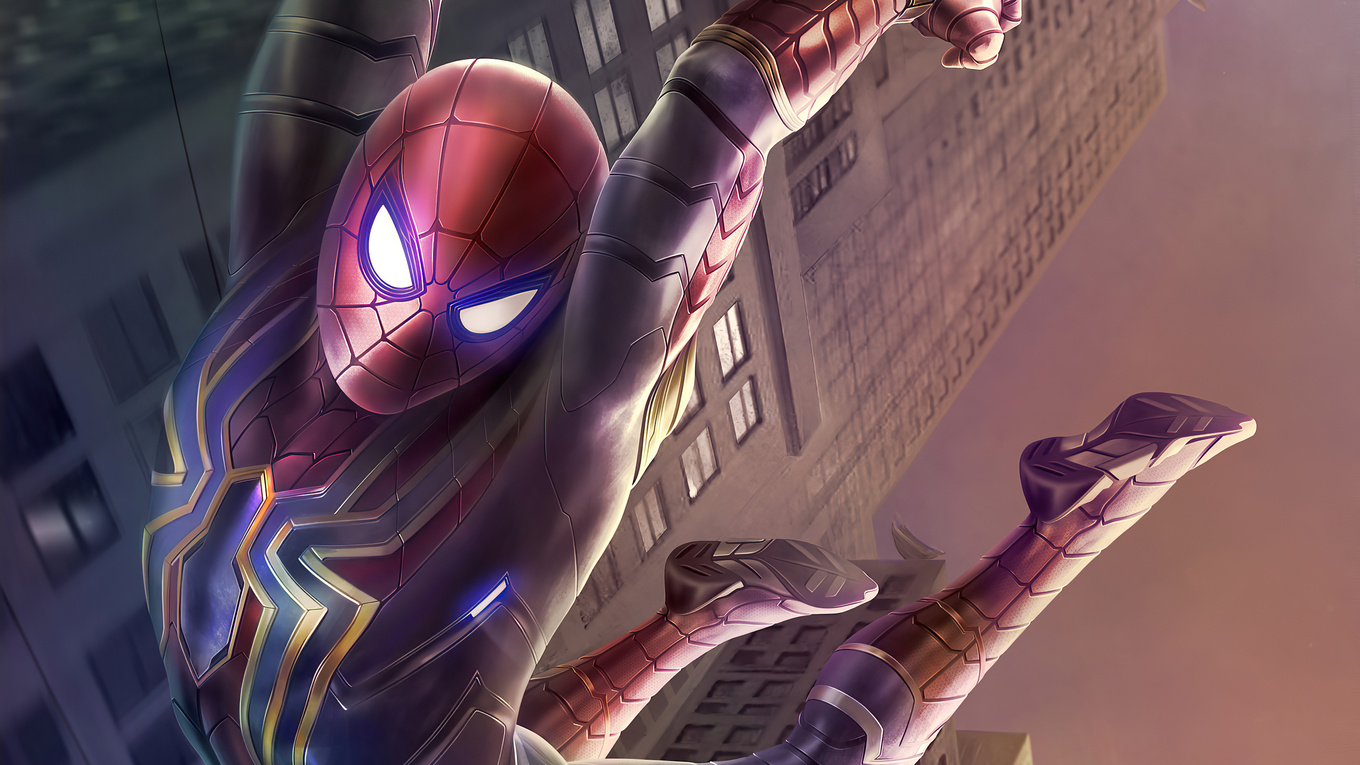 1360x765 Spider Man Stark Tower 1360x765 Resolution HD 4k Wallpapers ...