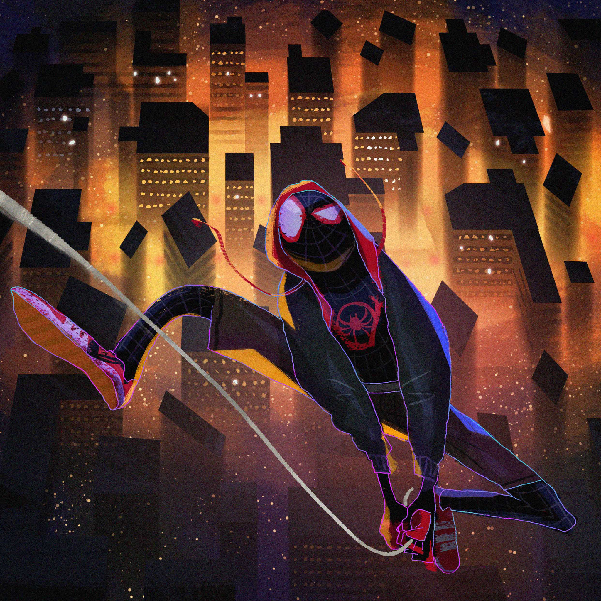 2048x2048 Spider Man Universe Illustration Ipad Air HD 4k Wallpapers ...