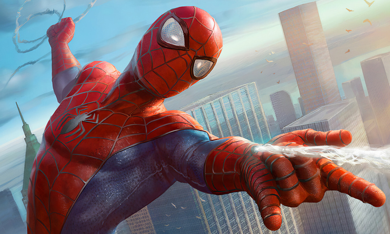 800x480 Spider Man Up In The Air 800x480 Resolution HD 4k Wallpapers ...