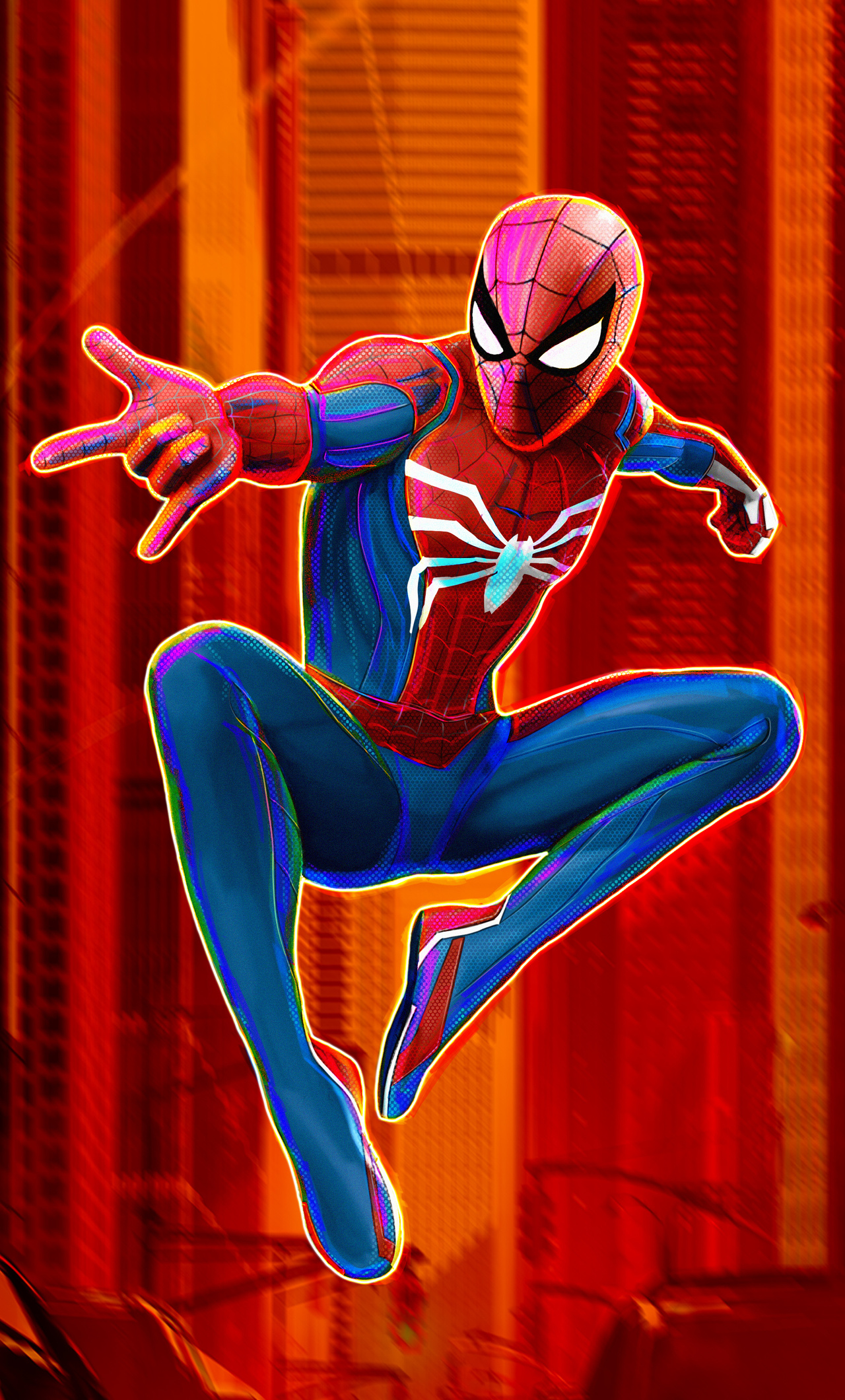 1280x2120 Spider Man Web Slinger iPhone 6+ HD 4k Wallpapers, Images