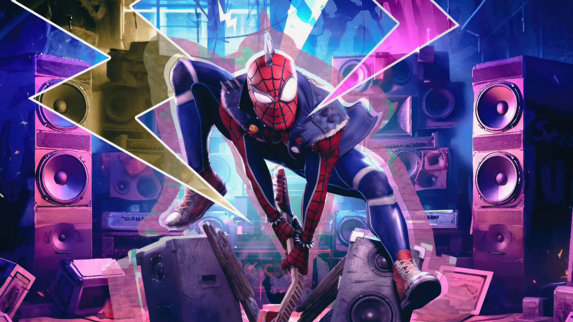 1920x1080 Spider Punk Laptop Full Hd 1080p Hd 4k Wallpapersimages